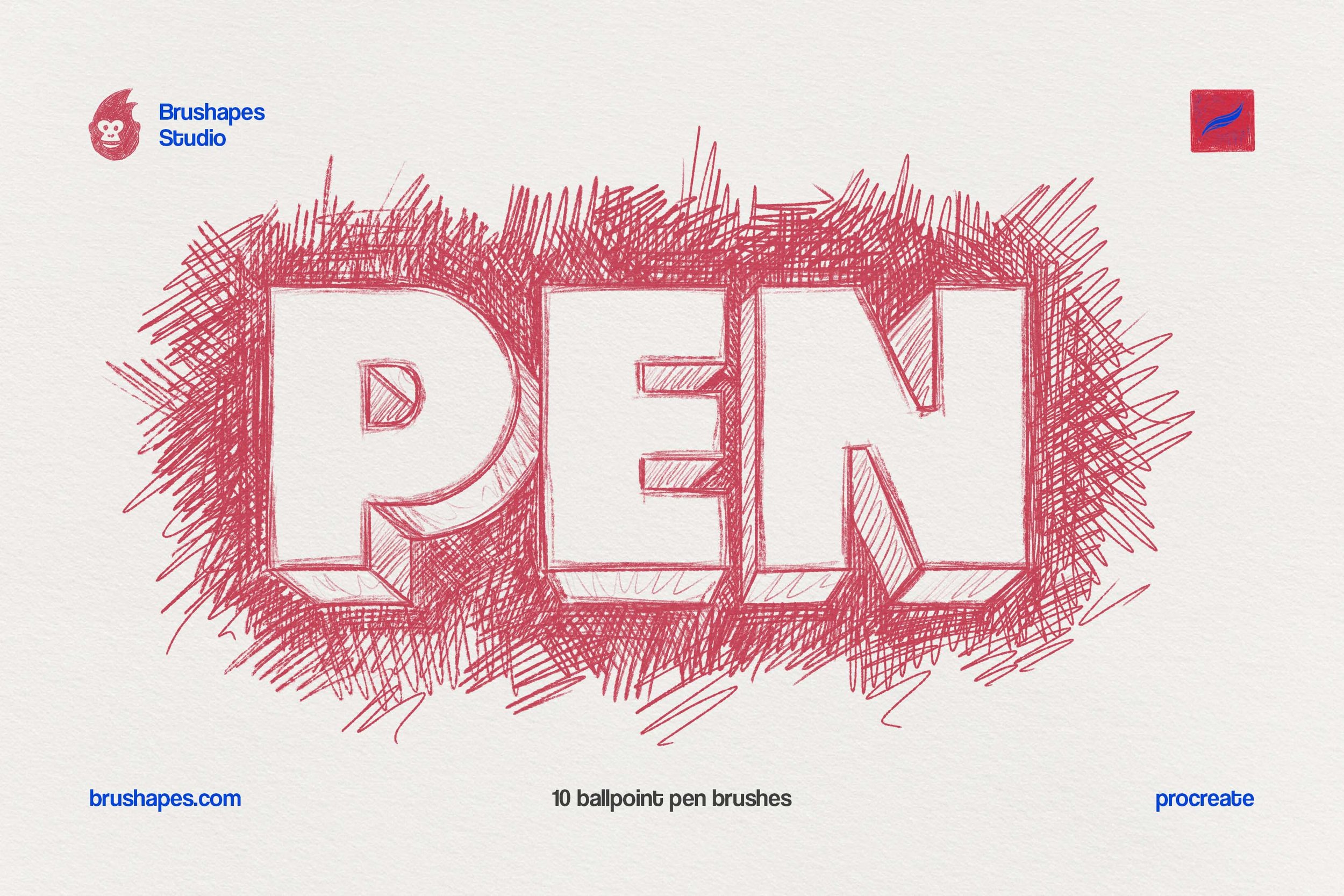 Procreate Ballpoint Pen Brushes