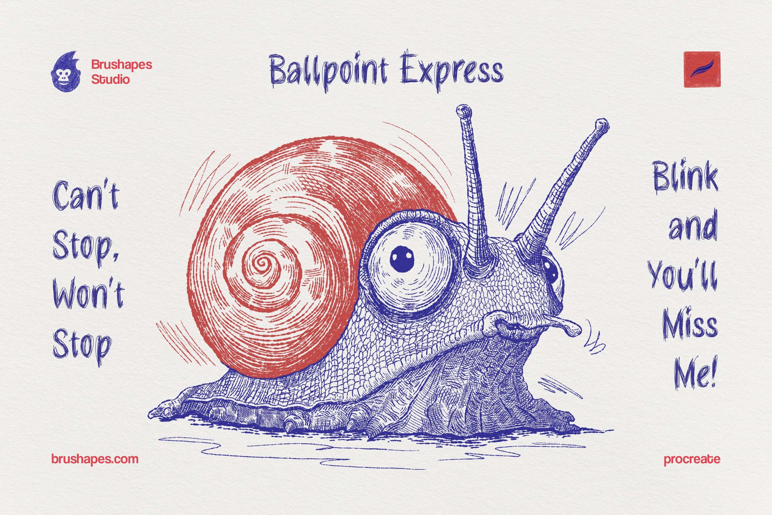 Procreate Ballpoint Pen Brushes