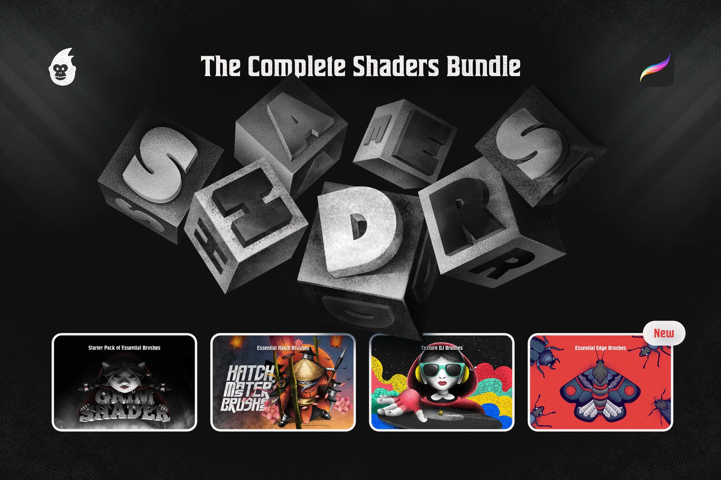 Complete Shader Procreate Brushes Bundle
