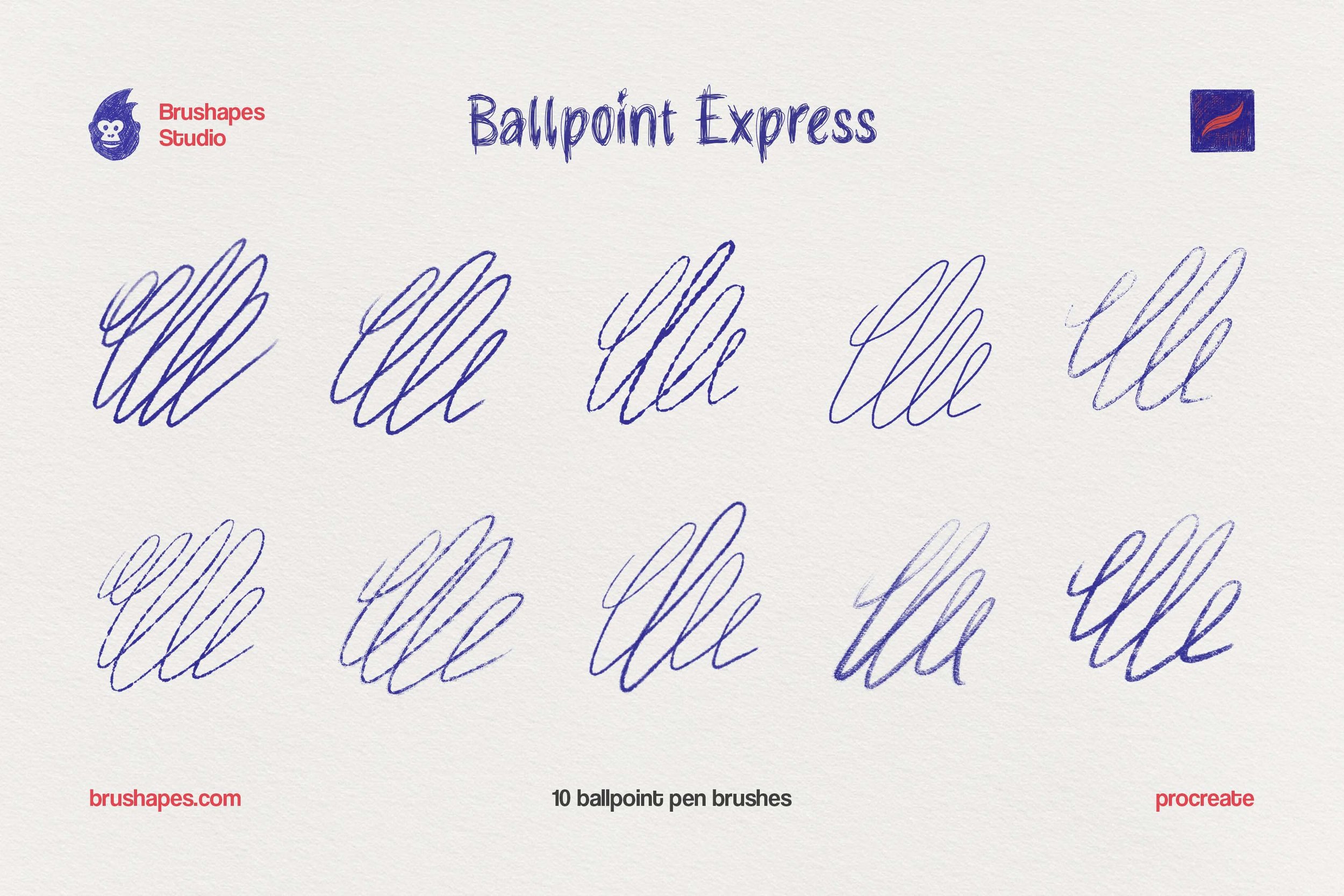 Procreate Ballpoint Pen Brushes