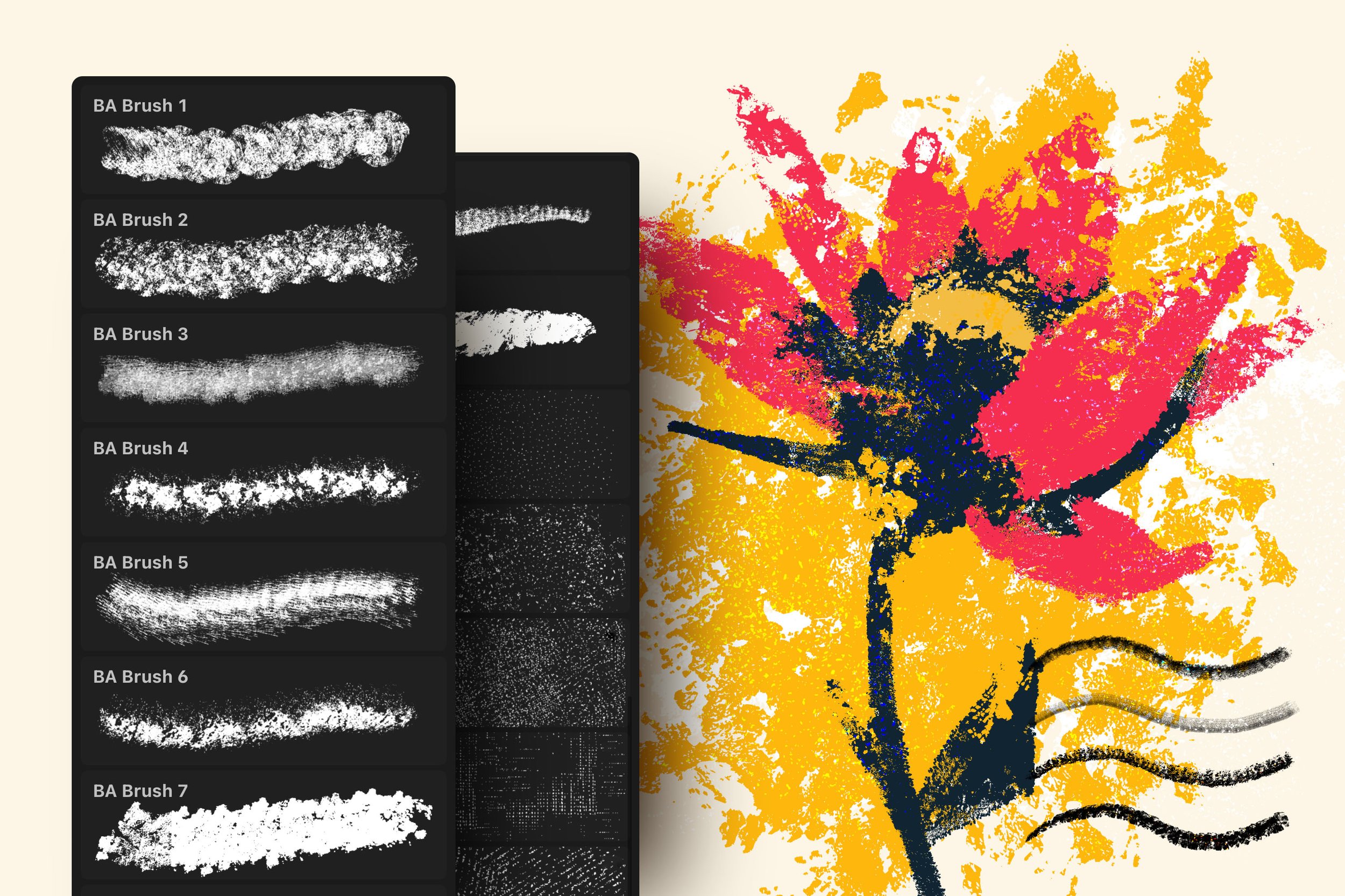 Naive Grunge Illustrator Brushes