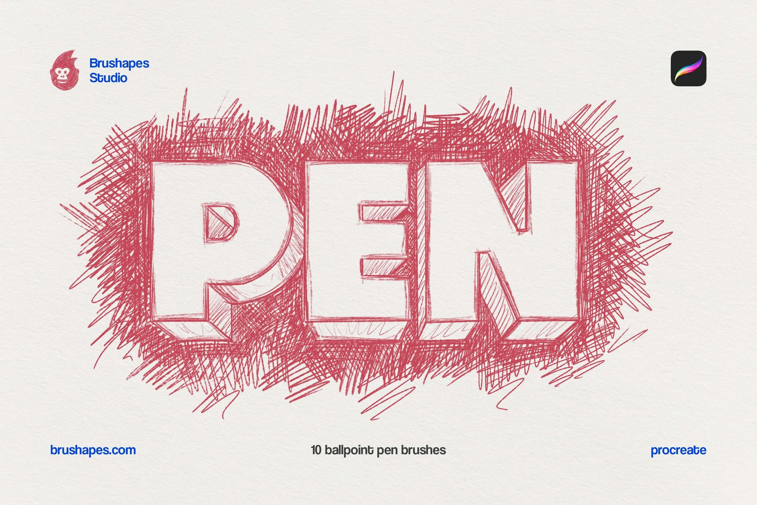 Ballpoint Pen Procreate Brushes