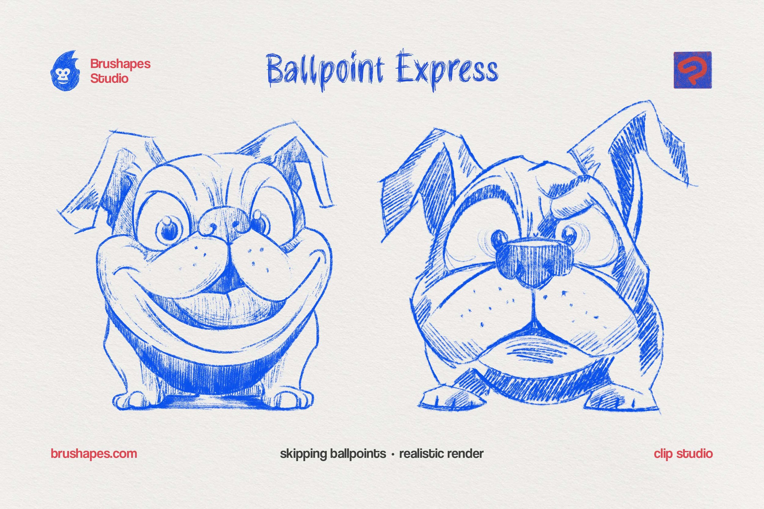 Clip Studio Ballpoint Pen Brushes