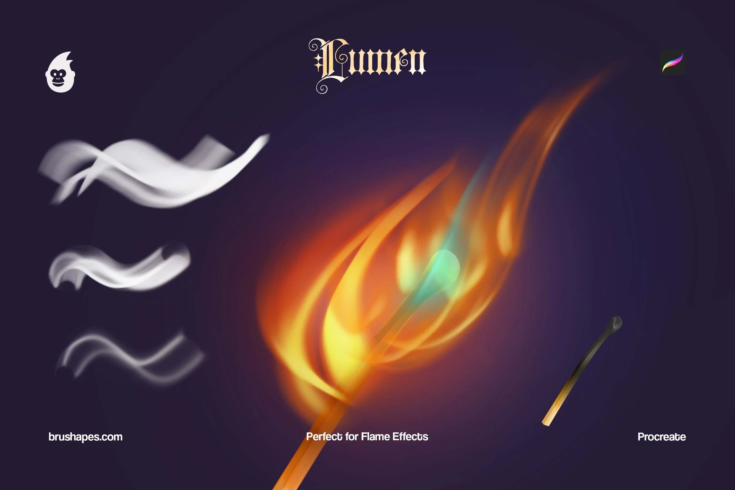 Light Leaks and Glow Procreate Brushes