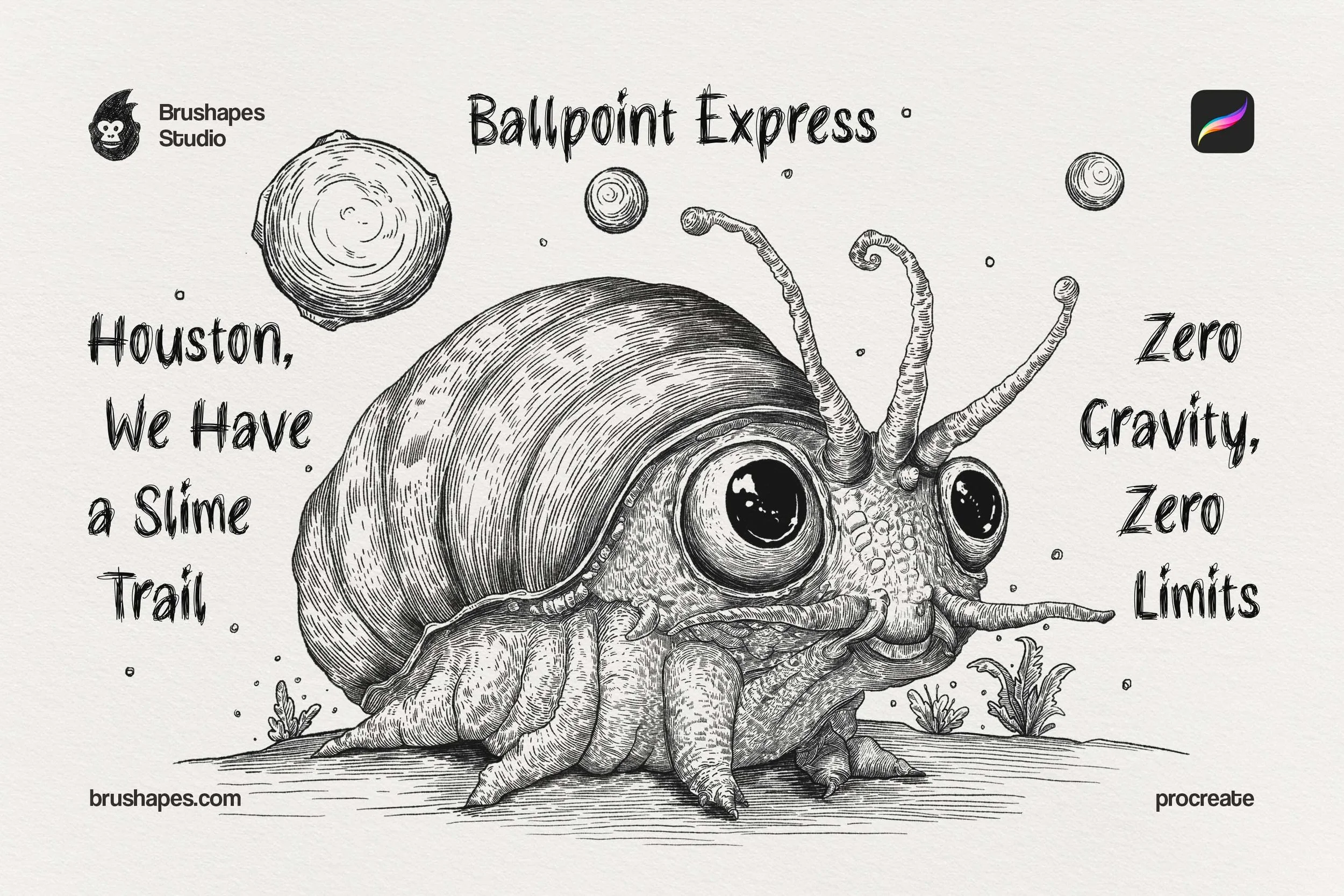 Ballpoint Pen Procreate Brushes