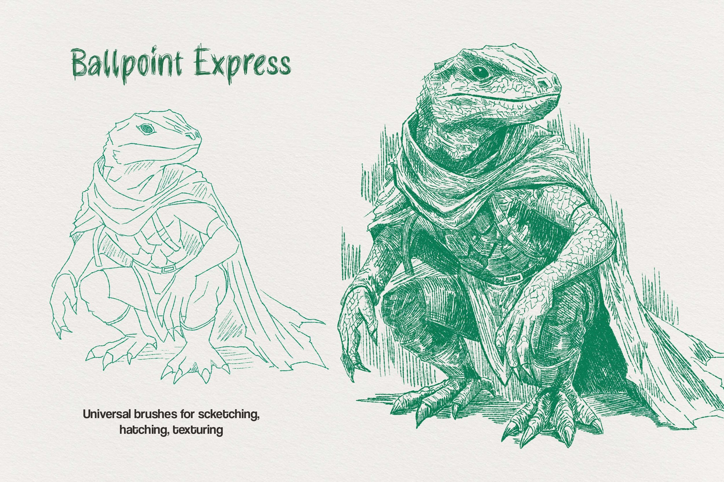Multi App Ballpoint Pen Brushes