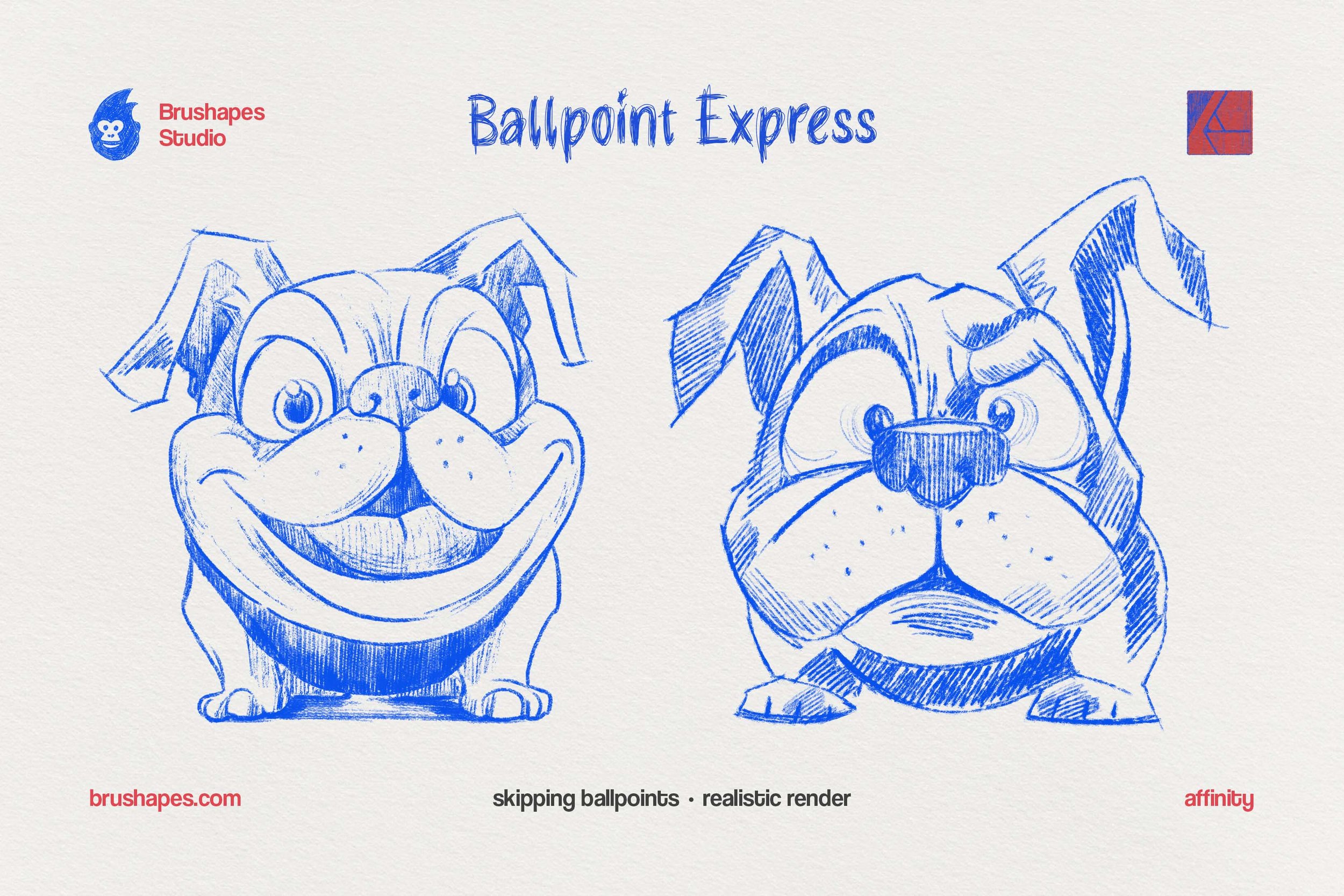 Affinity Ballpoint Pen Brushes