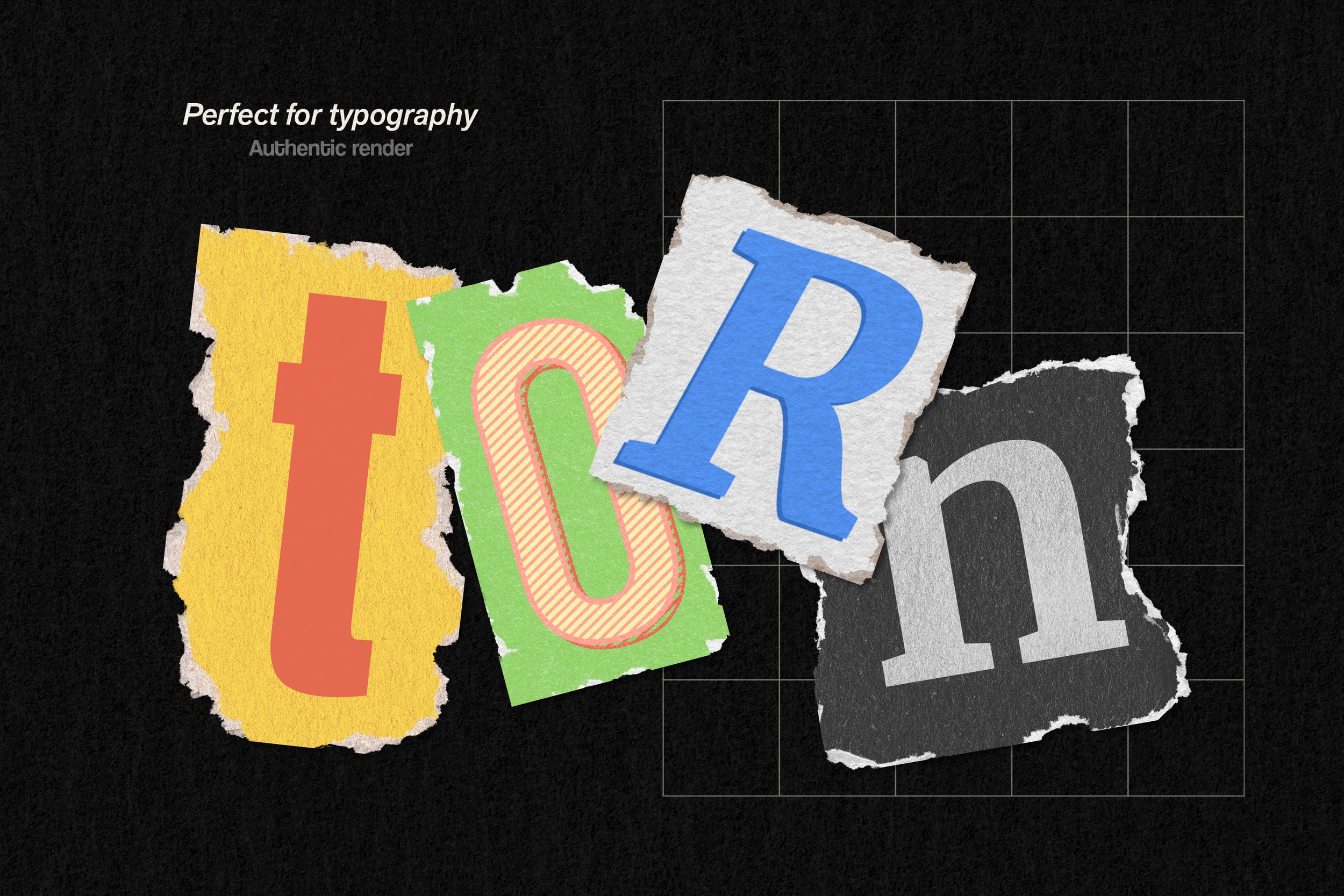 Procreate Torn Paper Brushes & Textures