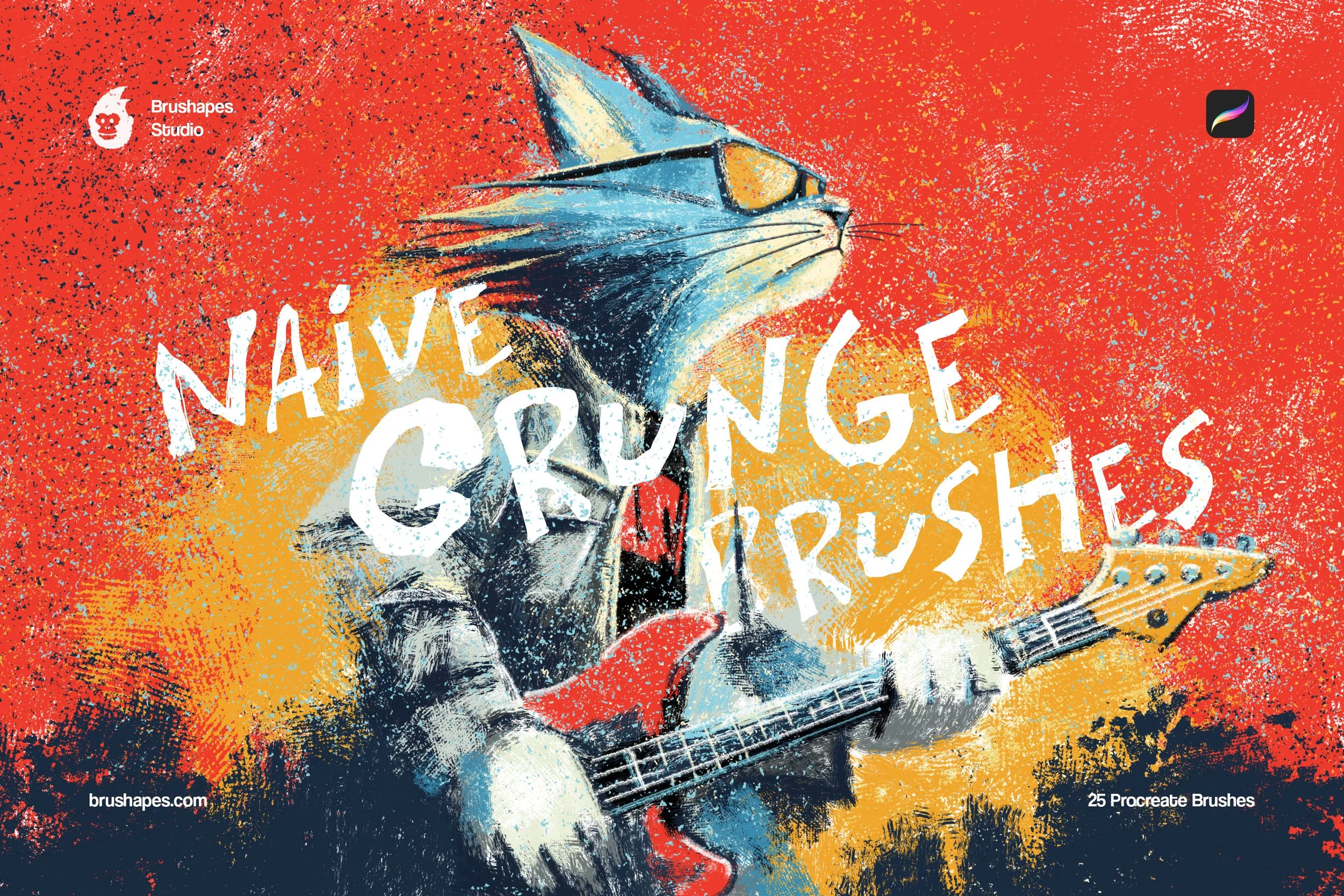 Naive Grunge Procreate Brushes