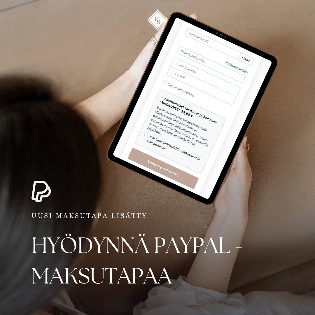 Verkkokursseille on lis&auml;tty uusi maksutapa! 

Voit maksaa kurssit turvallisesti Stripe -korttimaksulla tai k&auml;ytt&auml;&auml; PayPal -maksua. Mik&auml;li haluat isommalle tiimille kurssit k&auml;ytt&ouml;&ouml;n, ota yhteytt&auml; ja saat ko