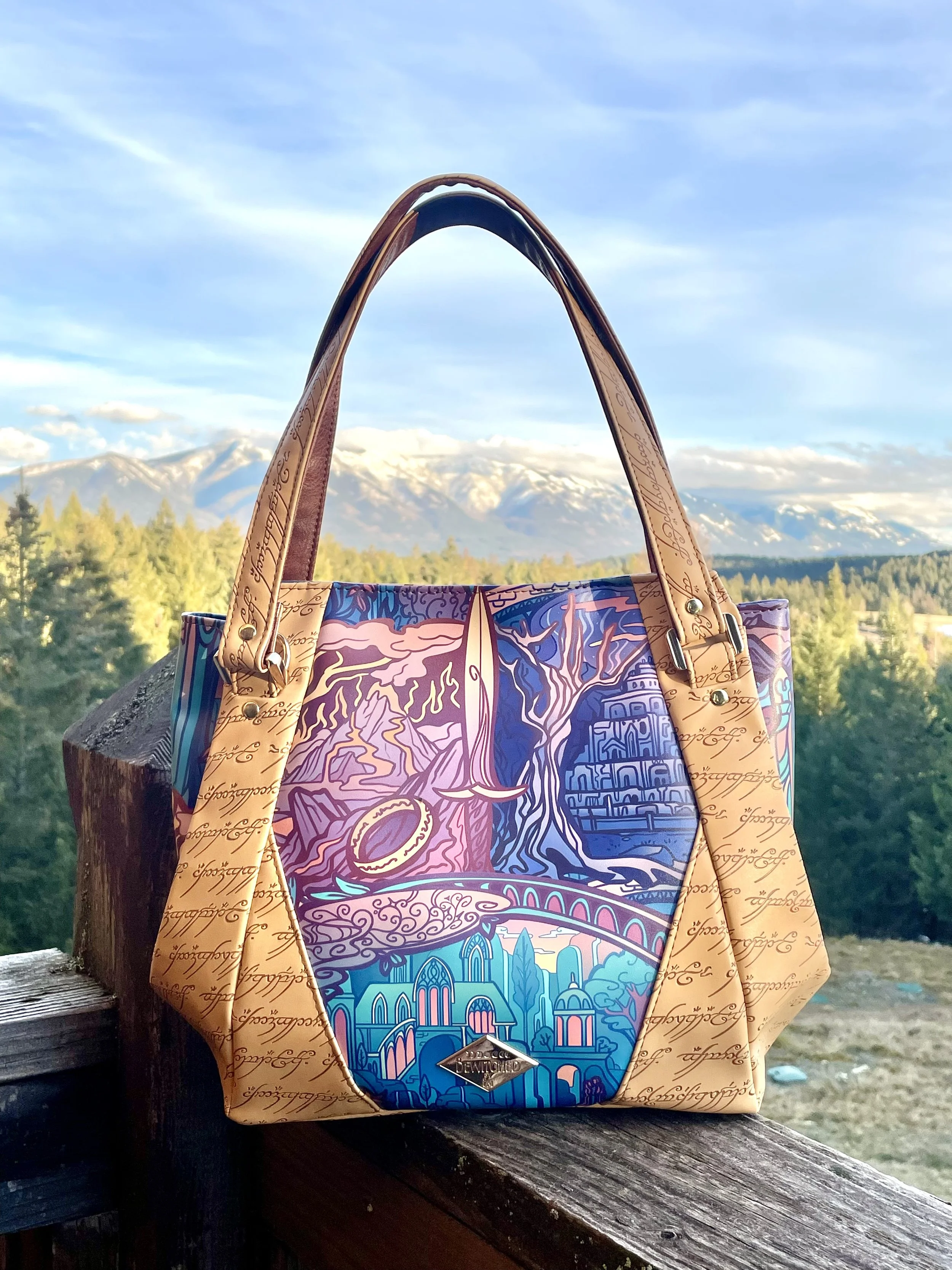 Elvish Middle Earth Journey LOTR Shoulder Bag Purse