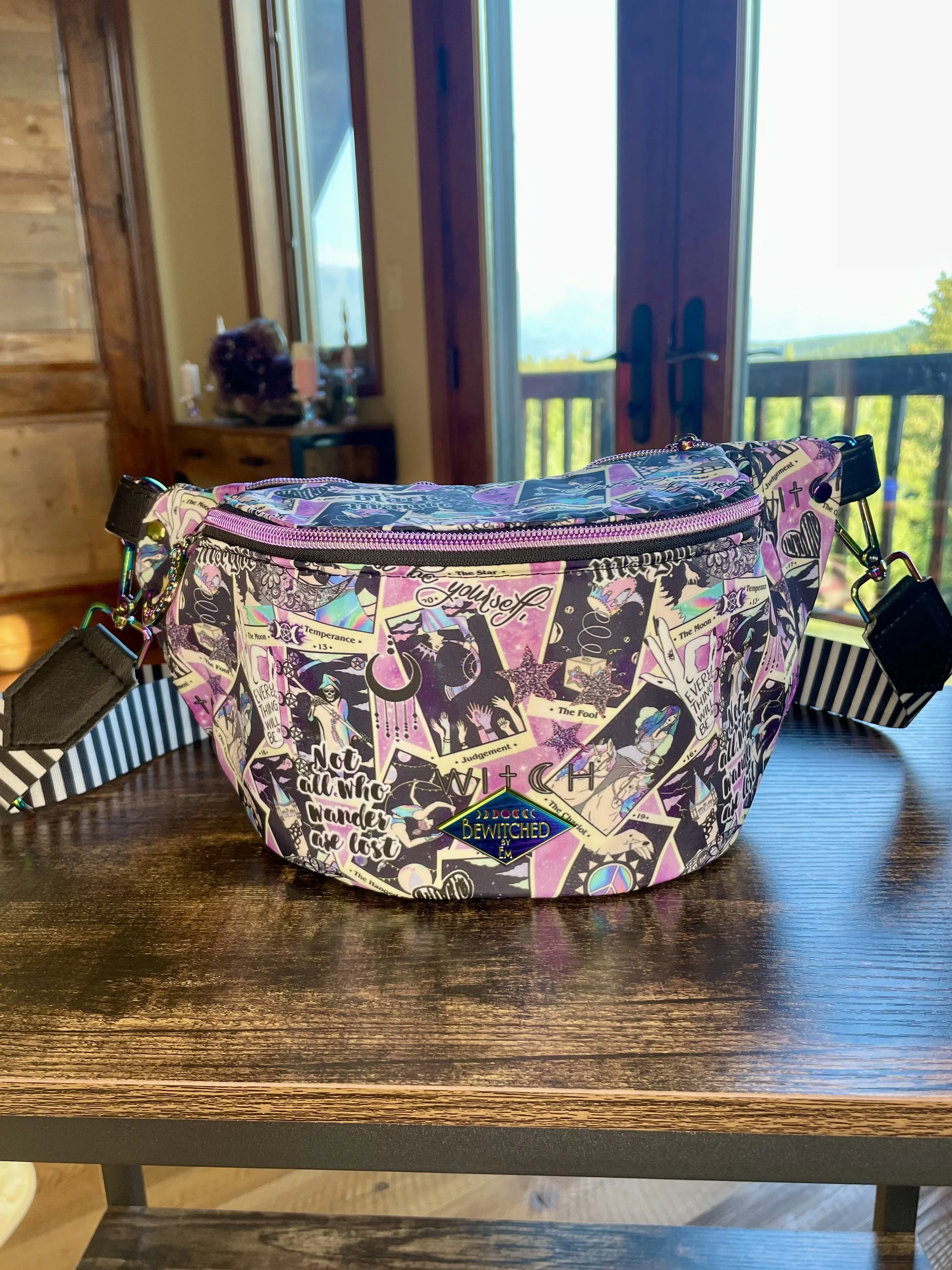 Custom Witchy Hip Bag Sling