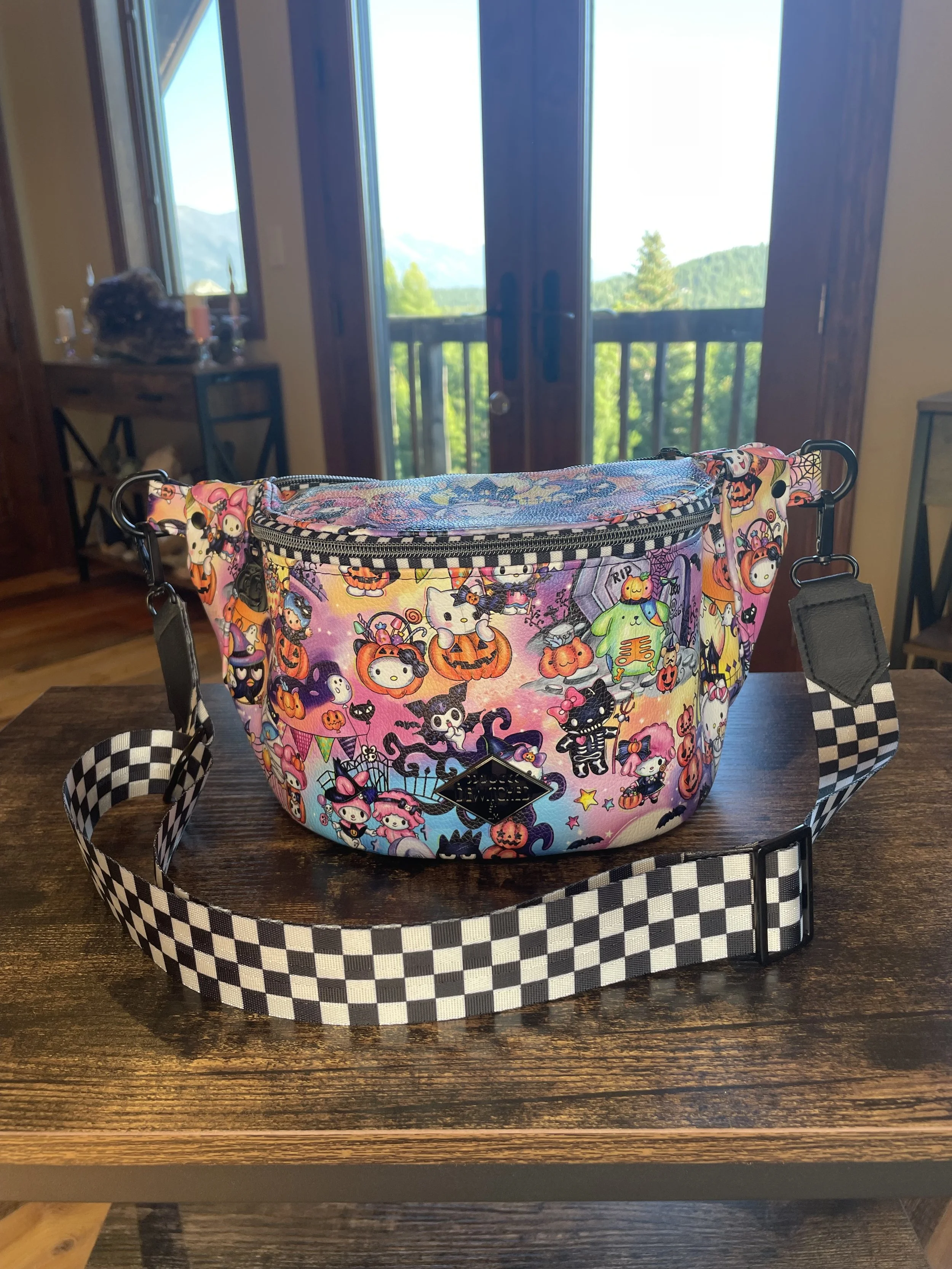 Spooky, Kawaii Kitty Halloween Sling Bag