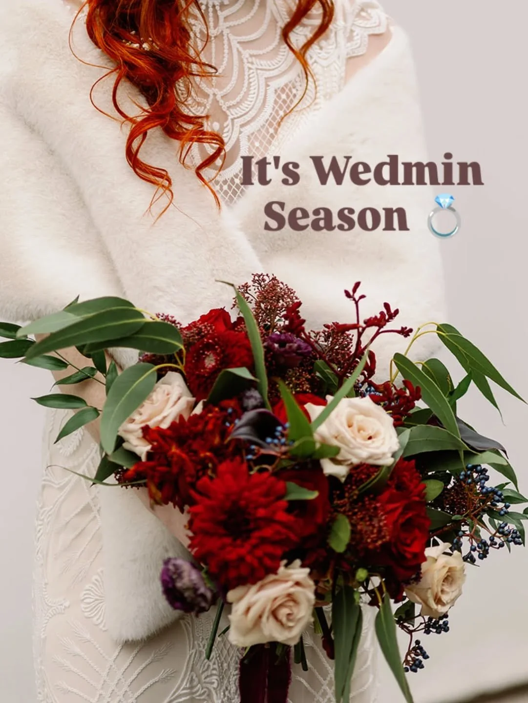 💍✨&nbsp;It&rsquo;s Wedmin Season!&nbsp;✨💍

That magical time when engagements turn into wedding plans &mdash; and dreams start becoming reality 🌈💐

If you&rsquo;ve just said&nbsp;YES, this is your sign to start thinking about your wedding flowers