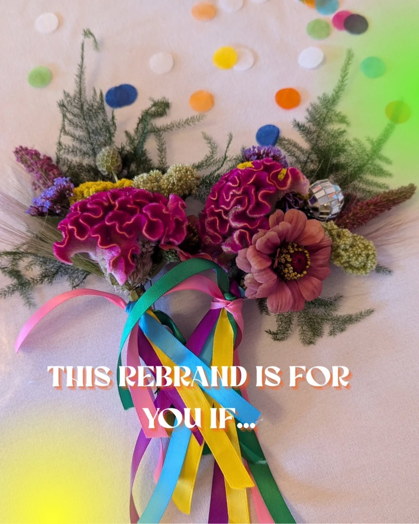 Since sharing the rebrand, I wanted to be really clear about who this next chapter is for.

I&rsquo;m most inspired by couples who love colour, aren&rsquo;t afraid to be bold, and want their wedding flowers to feel joyful, expressive and full of life