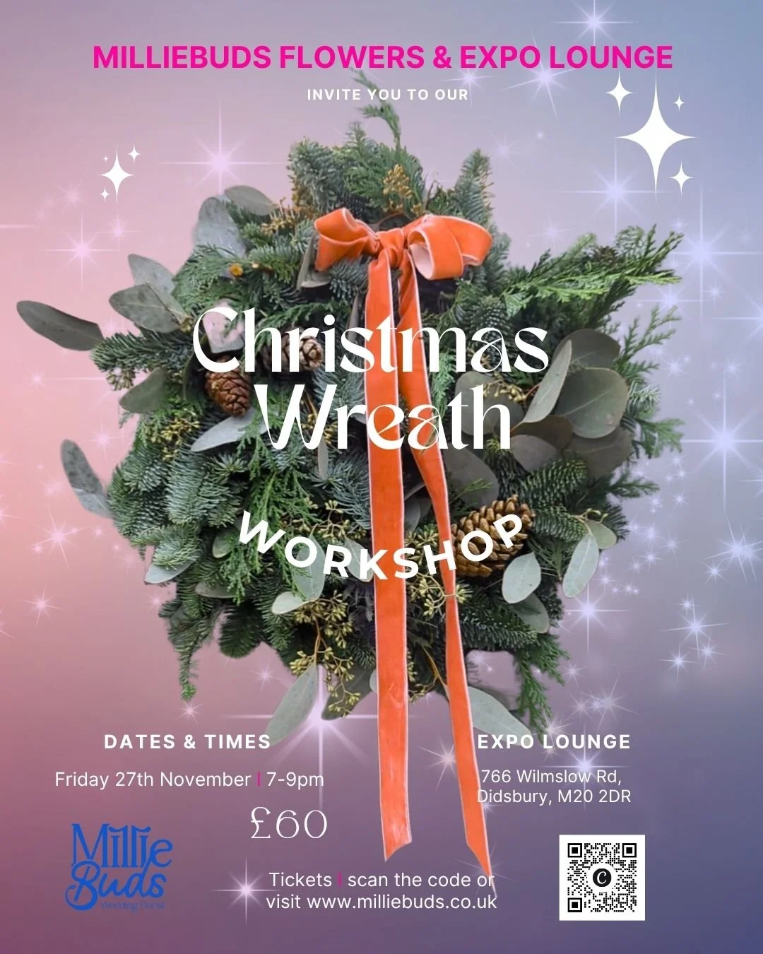 Expo Lounge Christmas Wreath Workshop