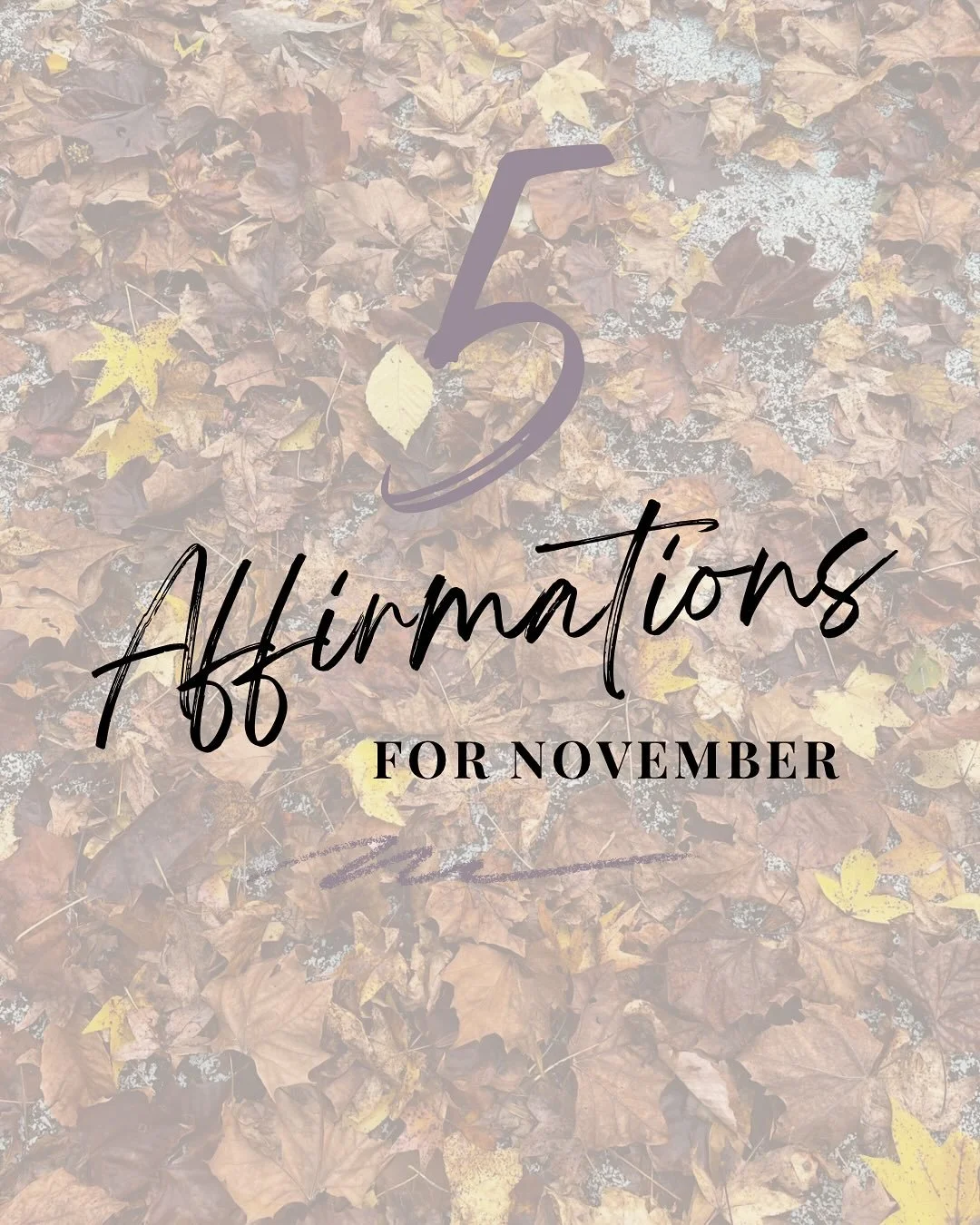 Which one did you need to hear?

Sharing these affirmations because November already feels like it&rsquo;s moving faster than I am, and calligraphy has a way of forcing me to slowwww downnn.

If you&rsquo;ve been staring at a long to-do list, caring 
