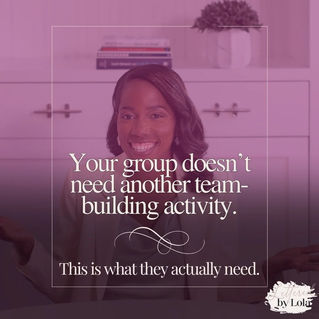 Your group doesn&rsquo;t need another rushed icebreaker. Or another hour sitting and listening.

What they might actually be craving is space. Space to slow down, connect with one another, and step away from the noise for a minute.

That&rsquo;s what