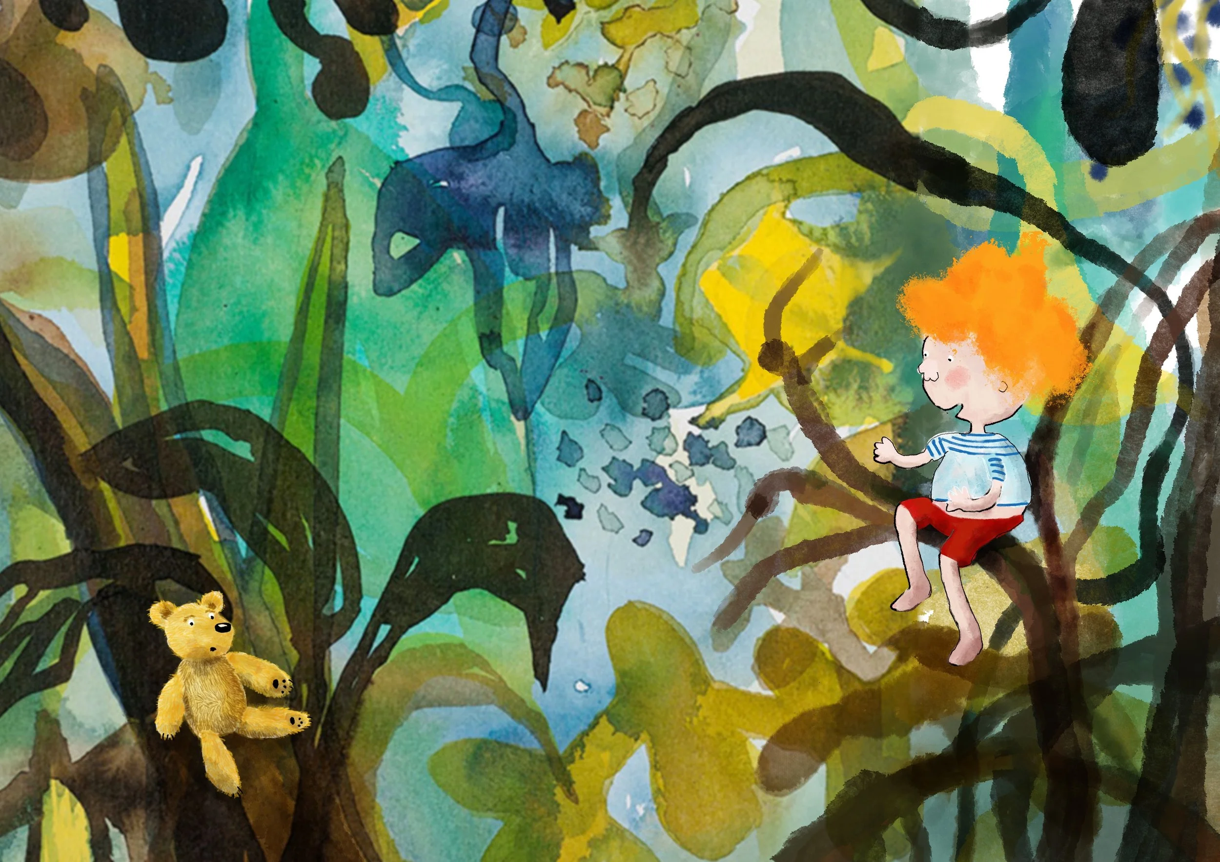 Djakomo in het oerwoud / kinderboek