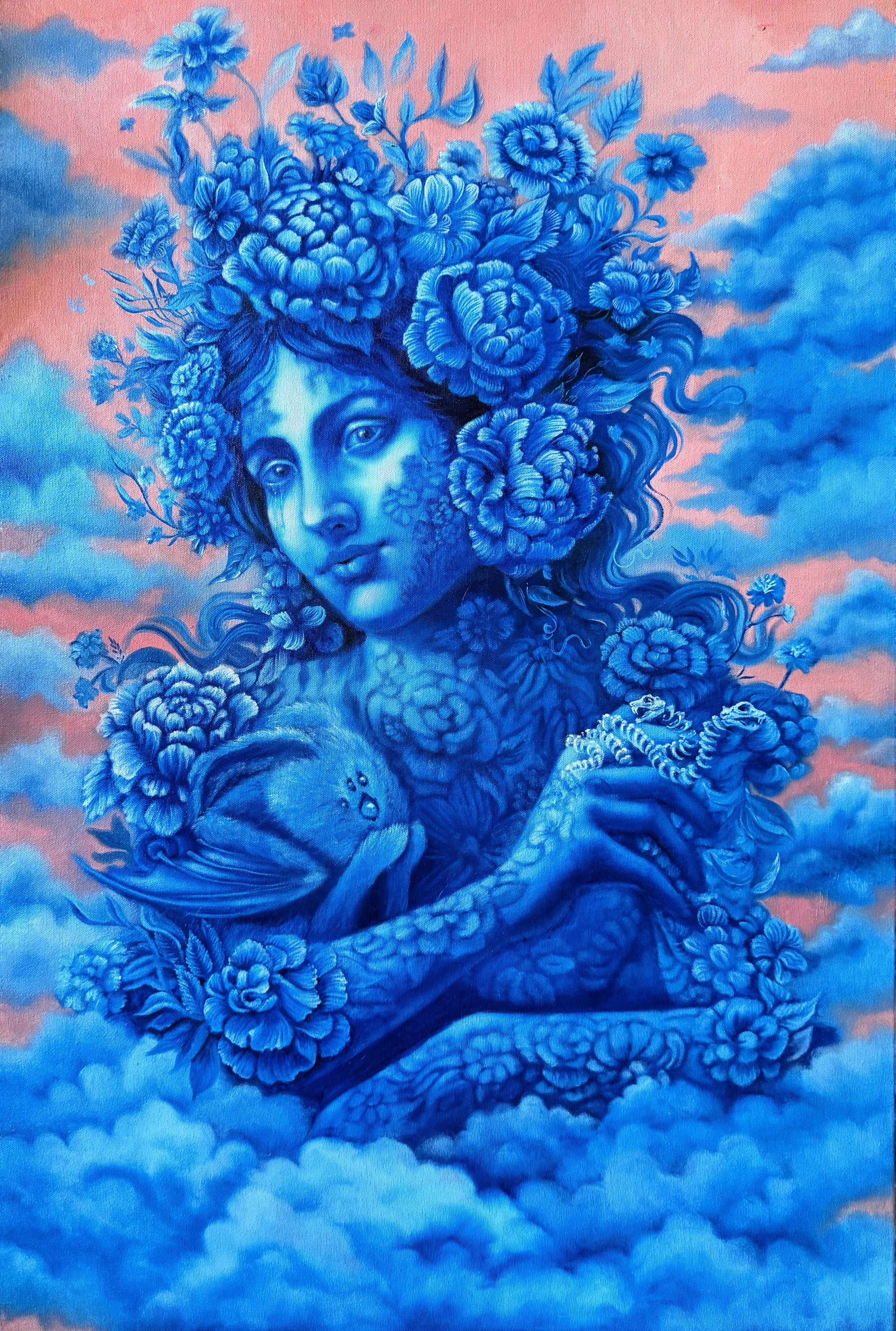 Memento Floris
Oil on Canvas
 /24" x 36"/ 
2025