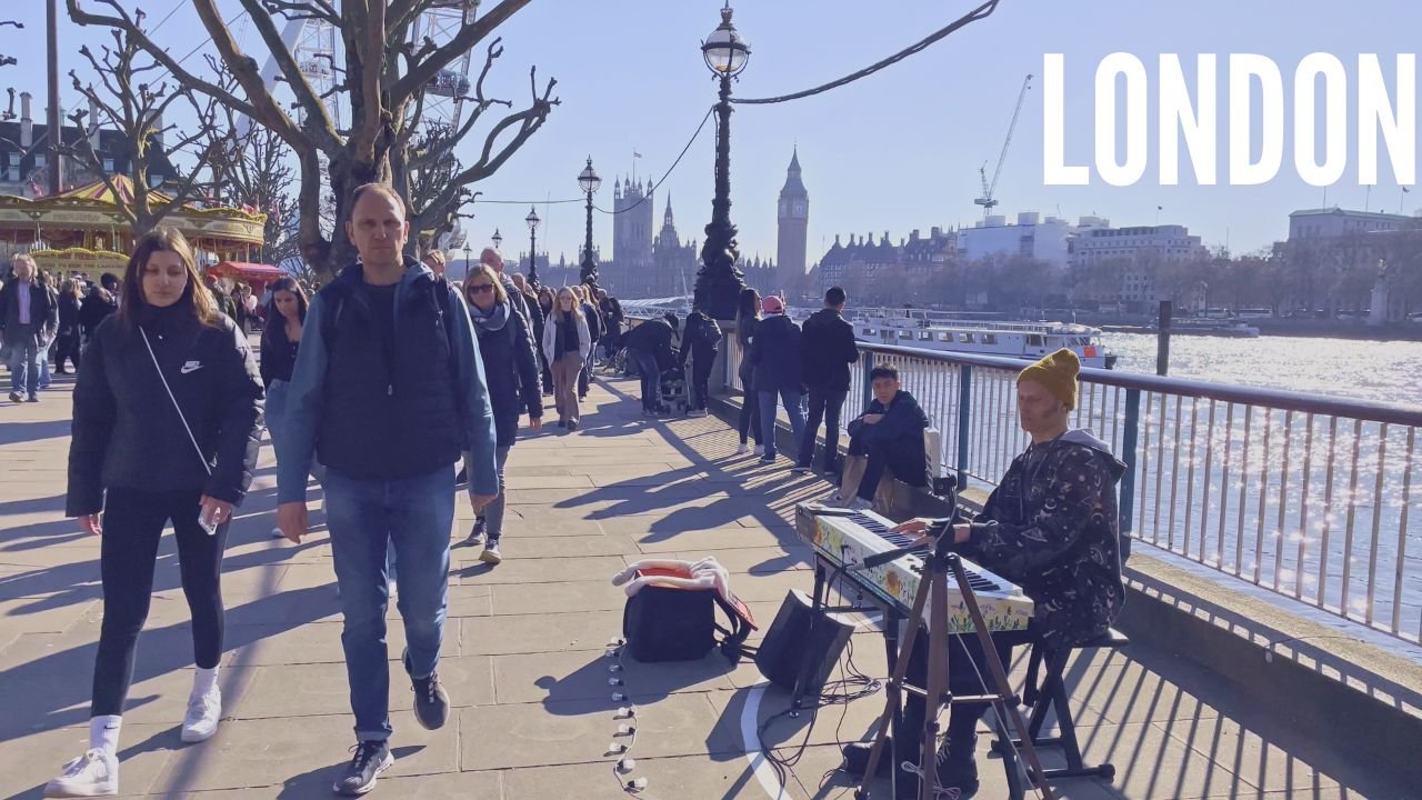 Exploring London's Iconic Thames River Walk: A Perfect Spring Day Stroll