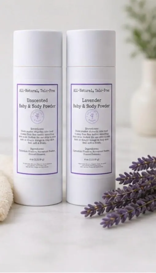 All Natural Talc Free Baby Powder