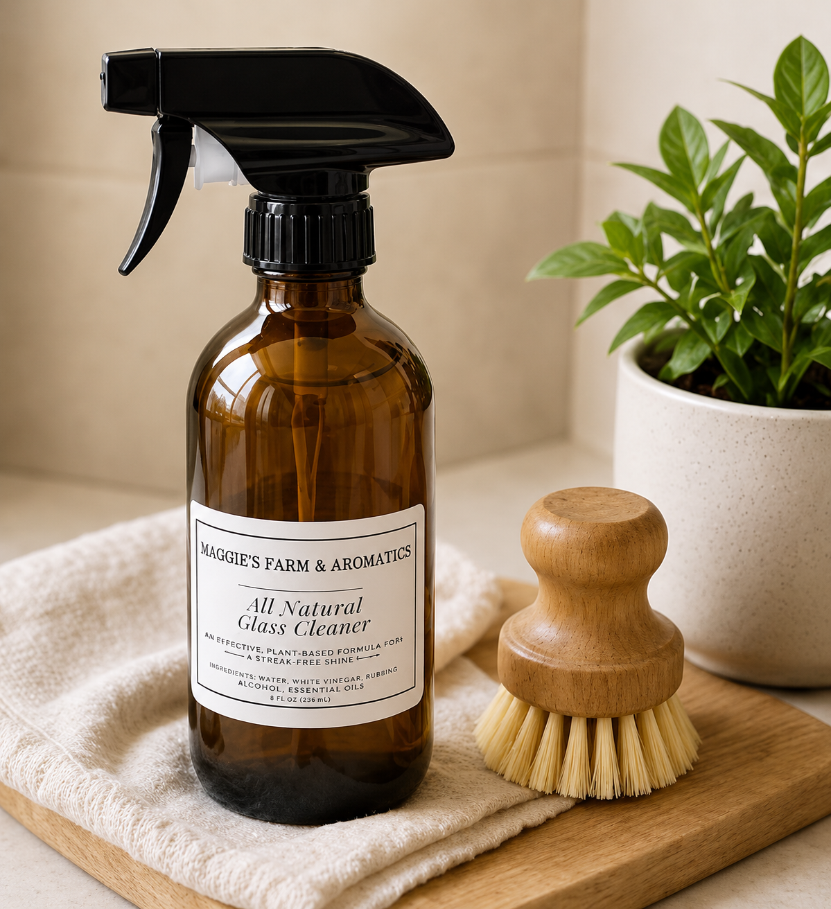 All Natural Glass Cleaner