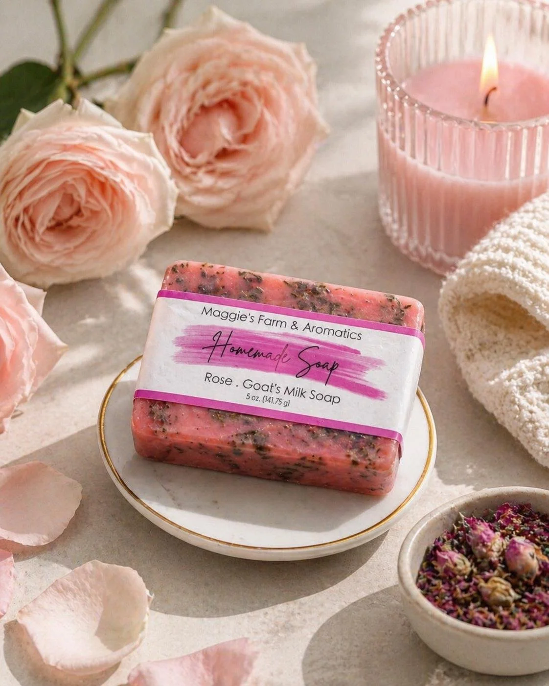 Goat’s Milk Essential Oil Bar Soap/ all natural soap/ goats milk soap