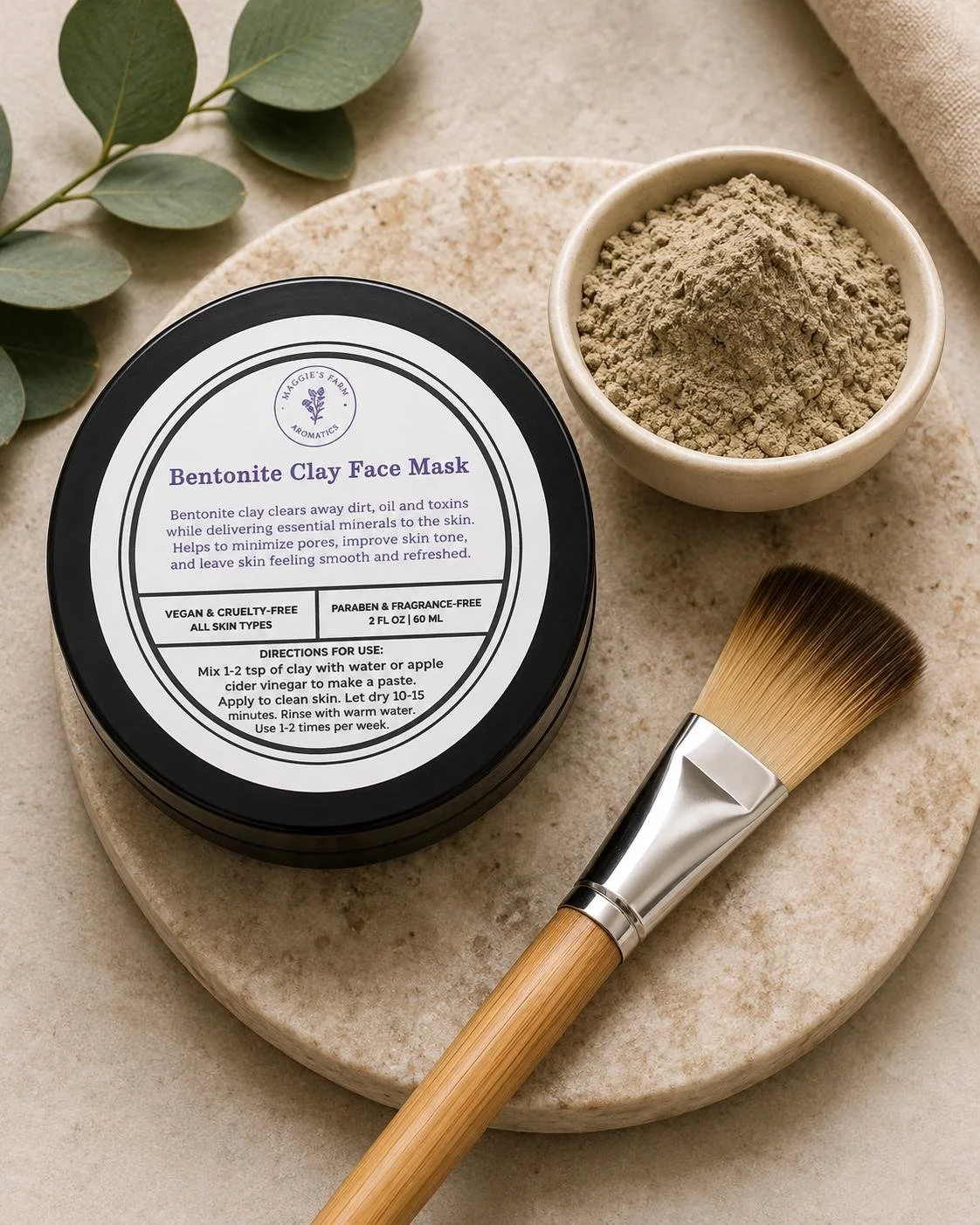 Bentonite Clay Face Mask