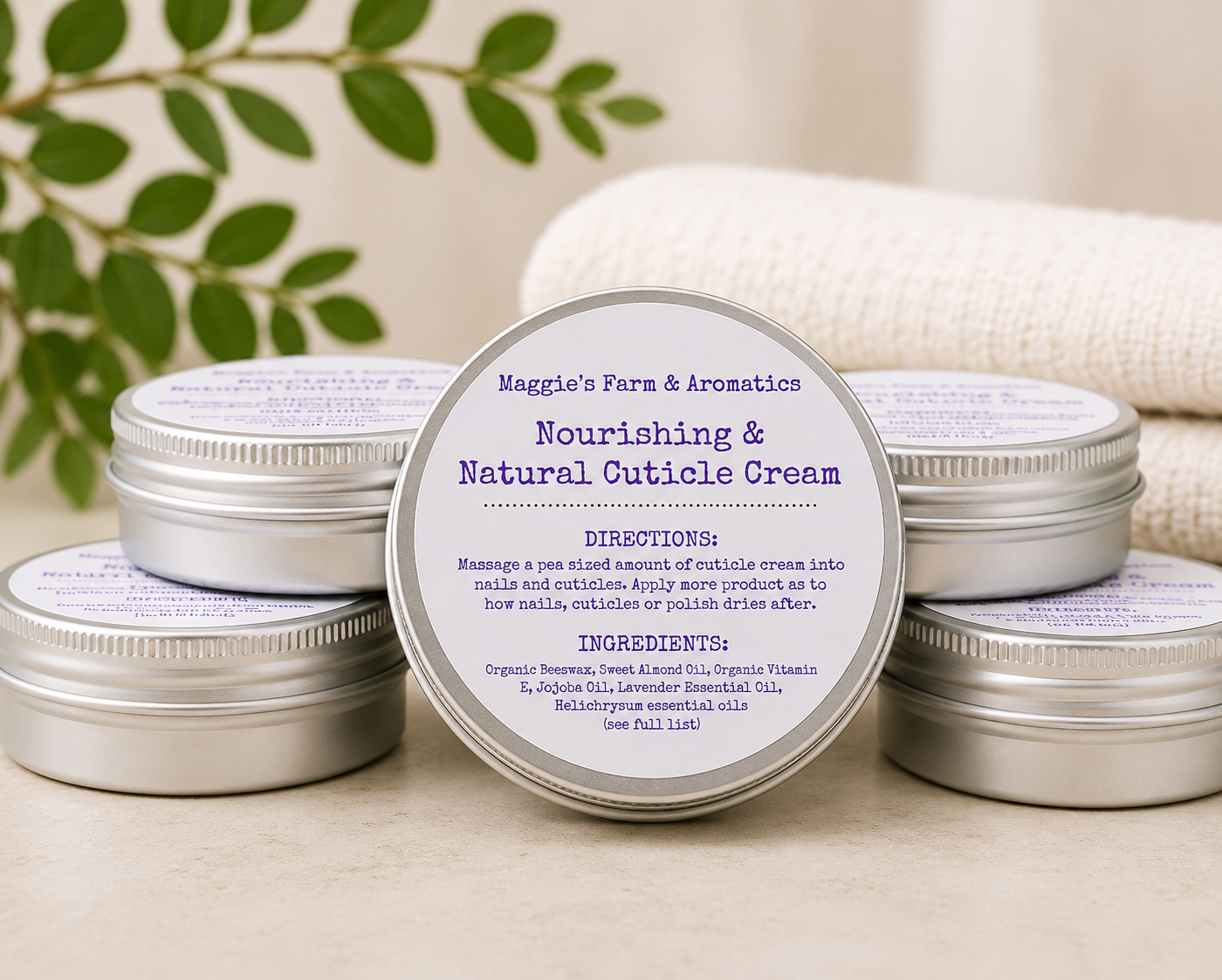 Nourishing & Natural Cuticle Cream