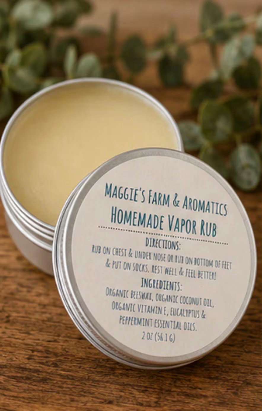 kid safe vapor rub/ essentials oils/ chest rub