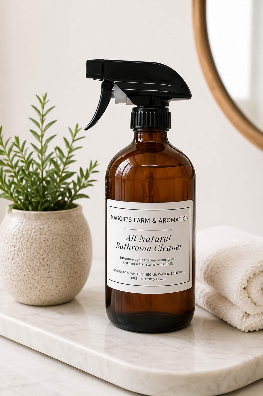 All Natural Bathroom Cleaner