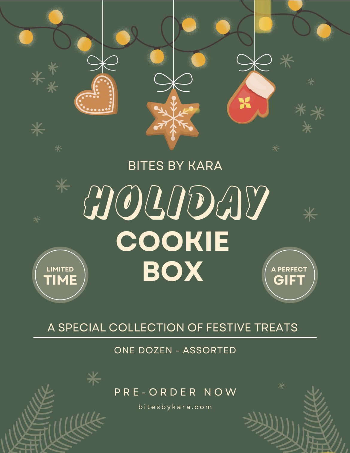Holiday Cookie Box
