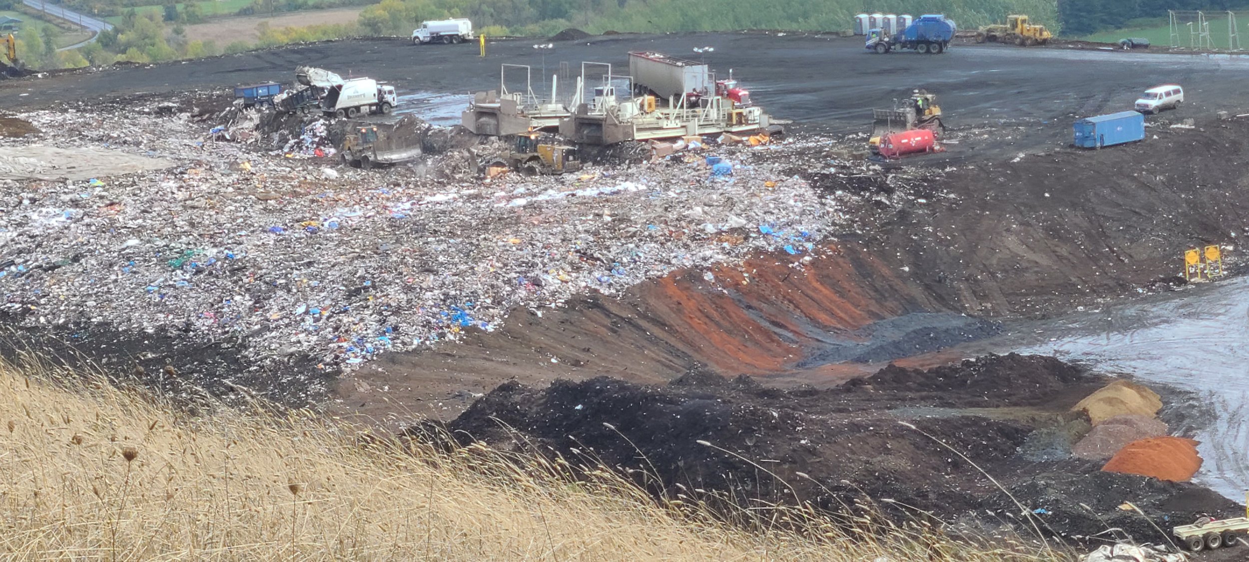 how minimizing methane emissions helps reduce other harmful air toxics at landfills