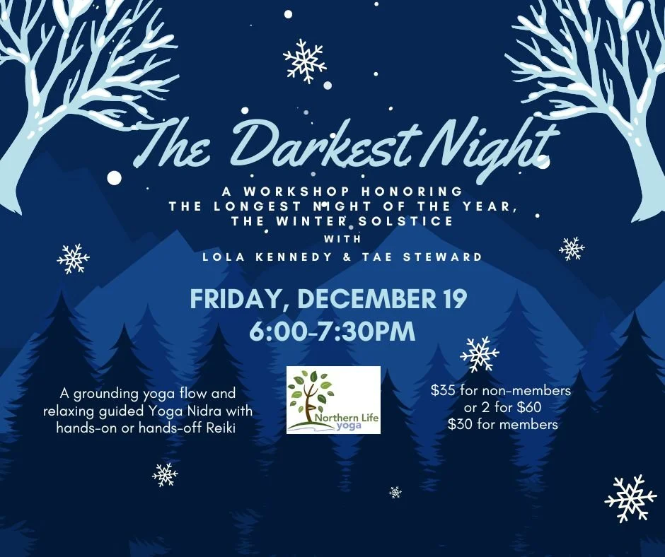 Move your body in a yoga flow  with @straittotheroots Tae Steward, owner of Strait to the Roots in Mackinac City, then rest and enjoy a guided Yoga Nidra with hands-on or hands-off Reiki, offered by @lola_shannon Lola Kennedy and backed by the healin