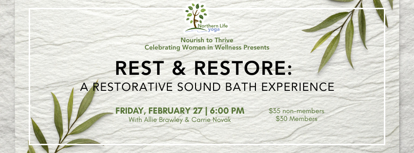 Rest & Restore: A Restorative Sound Bath Experience