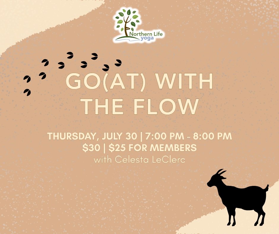 Sometimes the best kind of yoga is the kind that doesn't take itself too seriously. 🧘 ♀️🐐
Join us for Go(at) with the Flow, where gentle movement meets playful baby goats for an evening full of laughter, connection, and unexpected moments of joy.
W