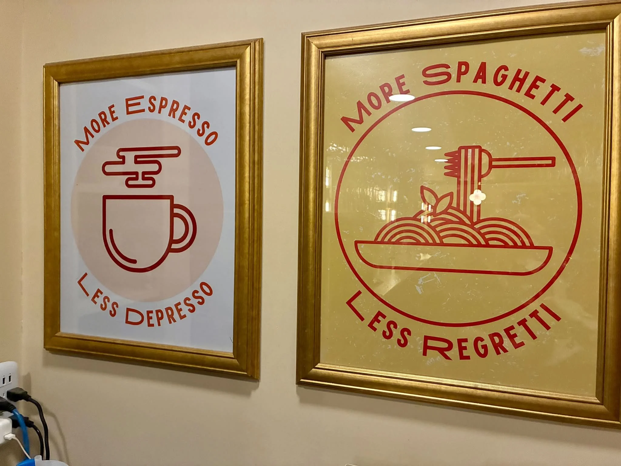Happy Birthday Matt Shadnaw! Since he&rsquo;s not a fan of photos, I&rsquo;ll feature this clever artwork from a celebratory dinner instead. ☺️🍝 ☕️