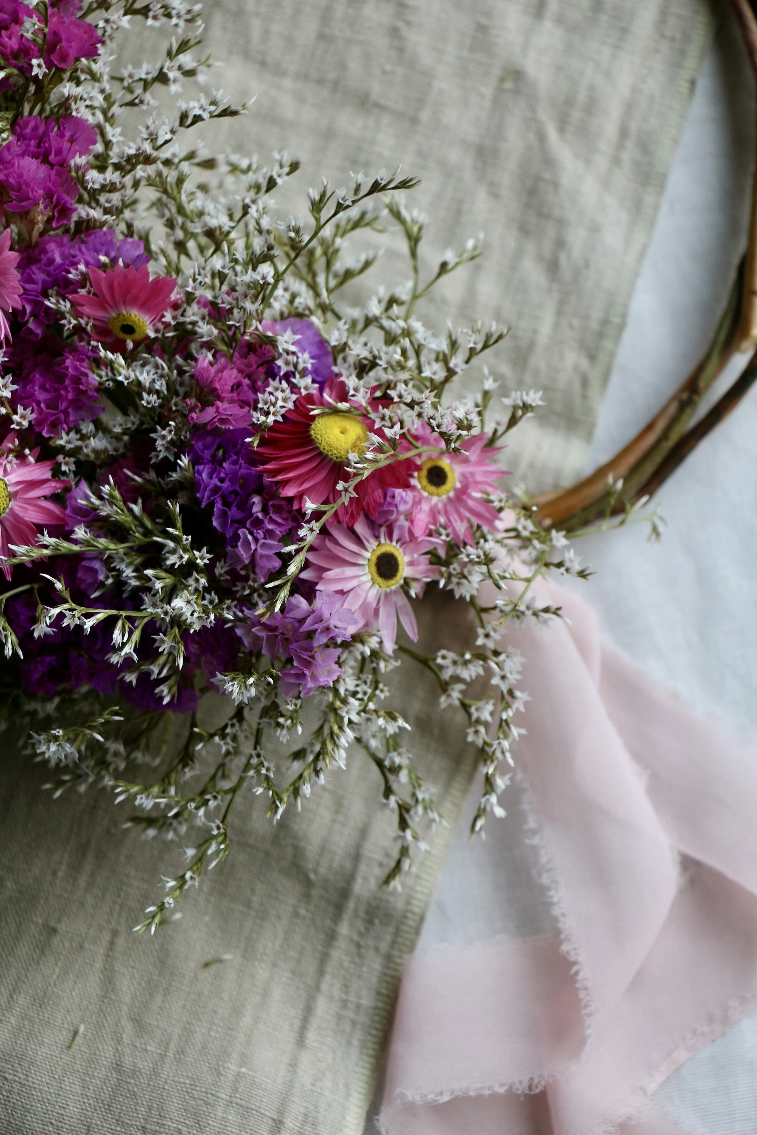 dried flower wreath