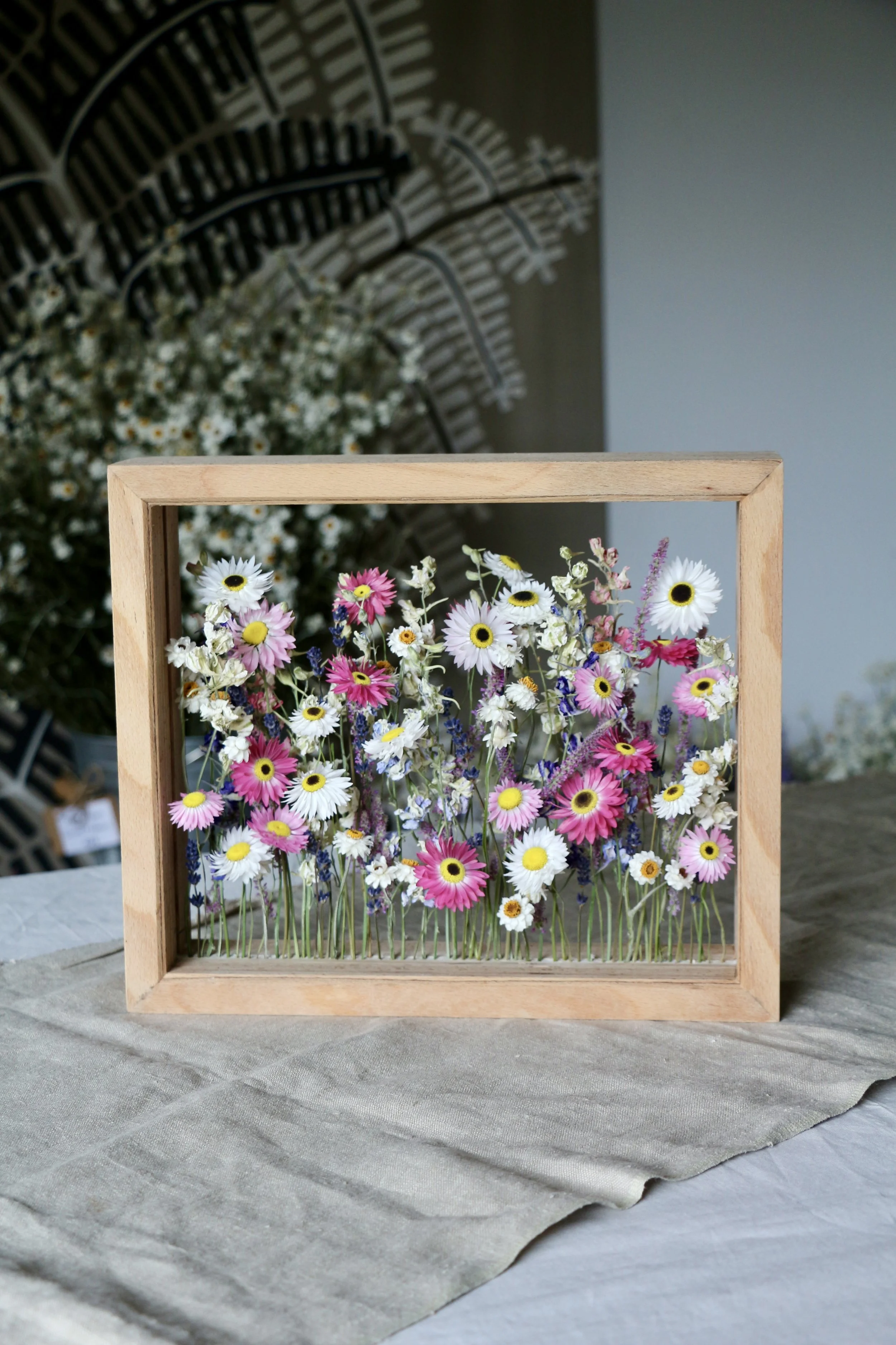 dried flower frame