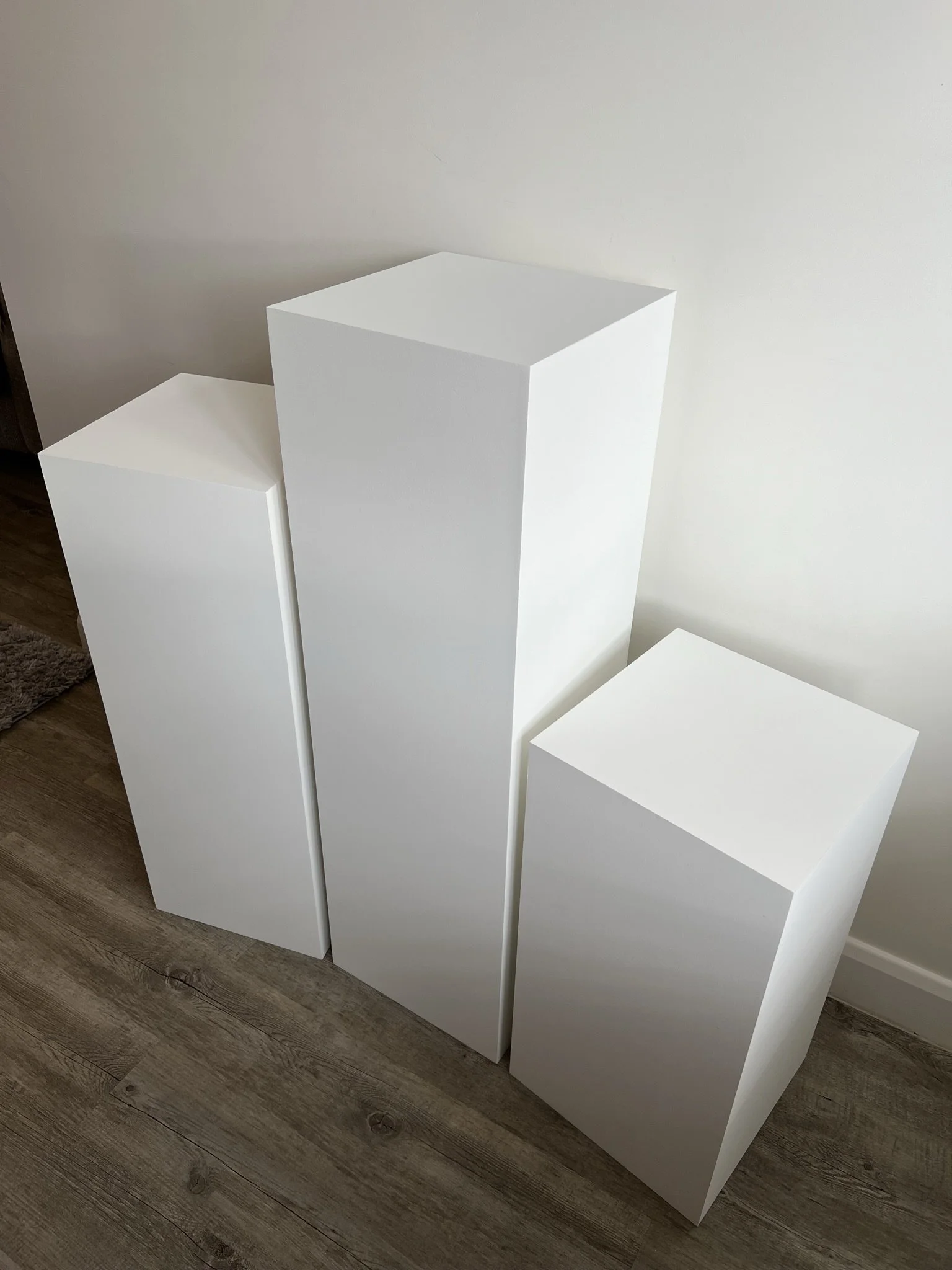 Matt White Plinth - In Stock