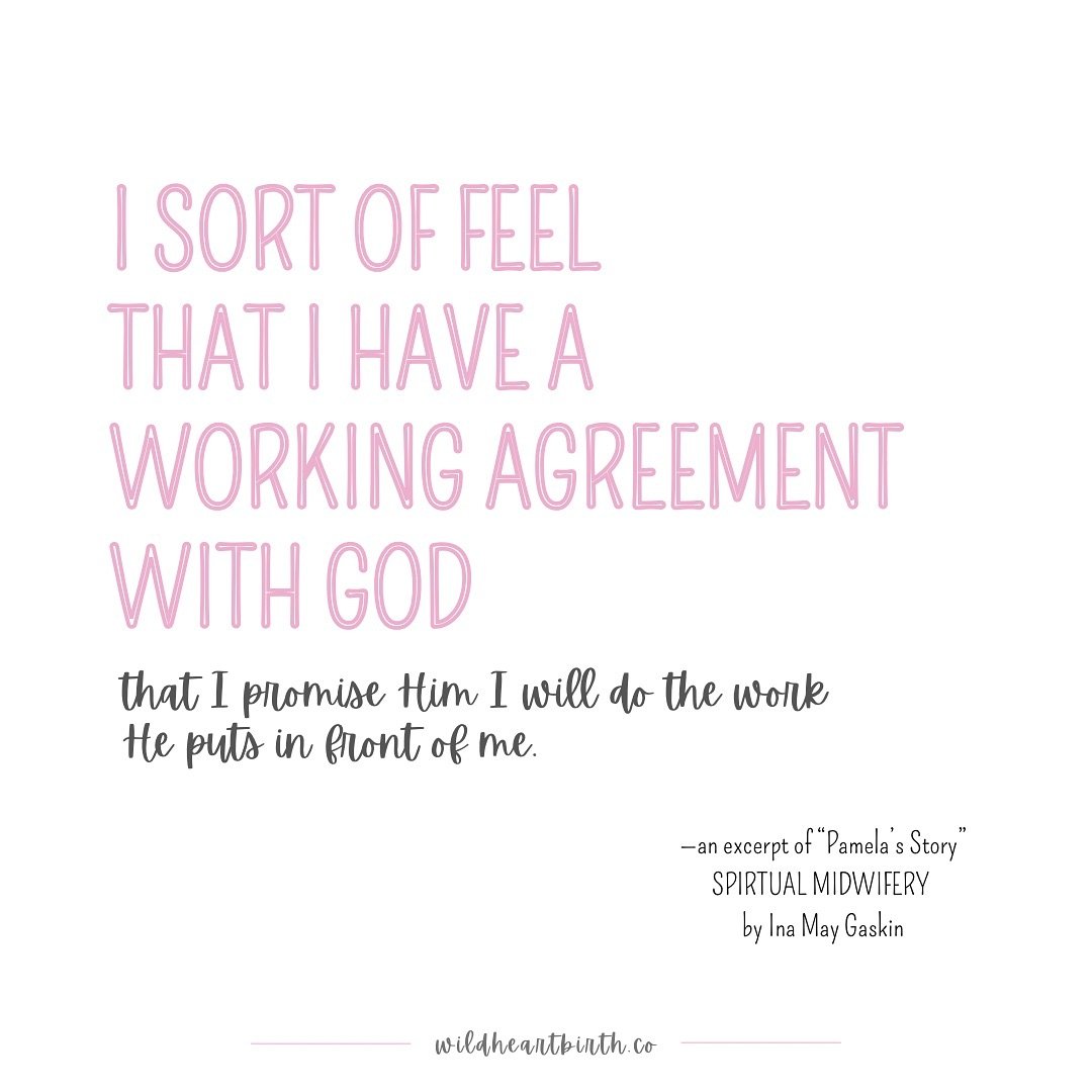 ✨somehow, I think He likes midwives✨
- an excerpt from &ldquo;Pamela&rsquo;s Story&rdquo; in Spiritual Midwifery by Ina May Gaskin. my favorite line. 

who else is following their crazy calling?! 🤪🫠🙌🏼

🫶🏼nurse jillie 

@wildheart.birth 

//

#f