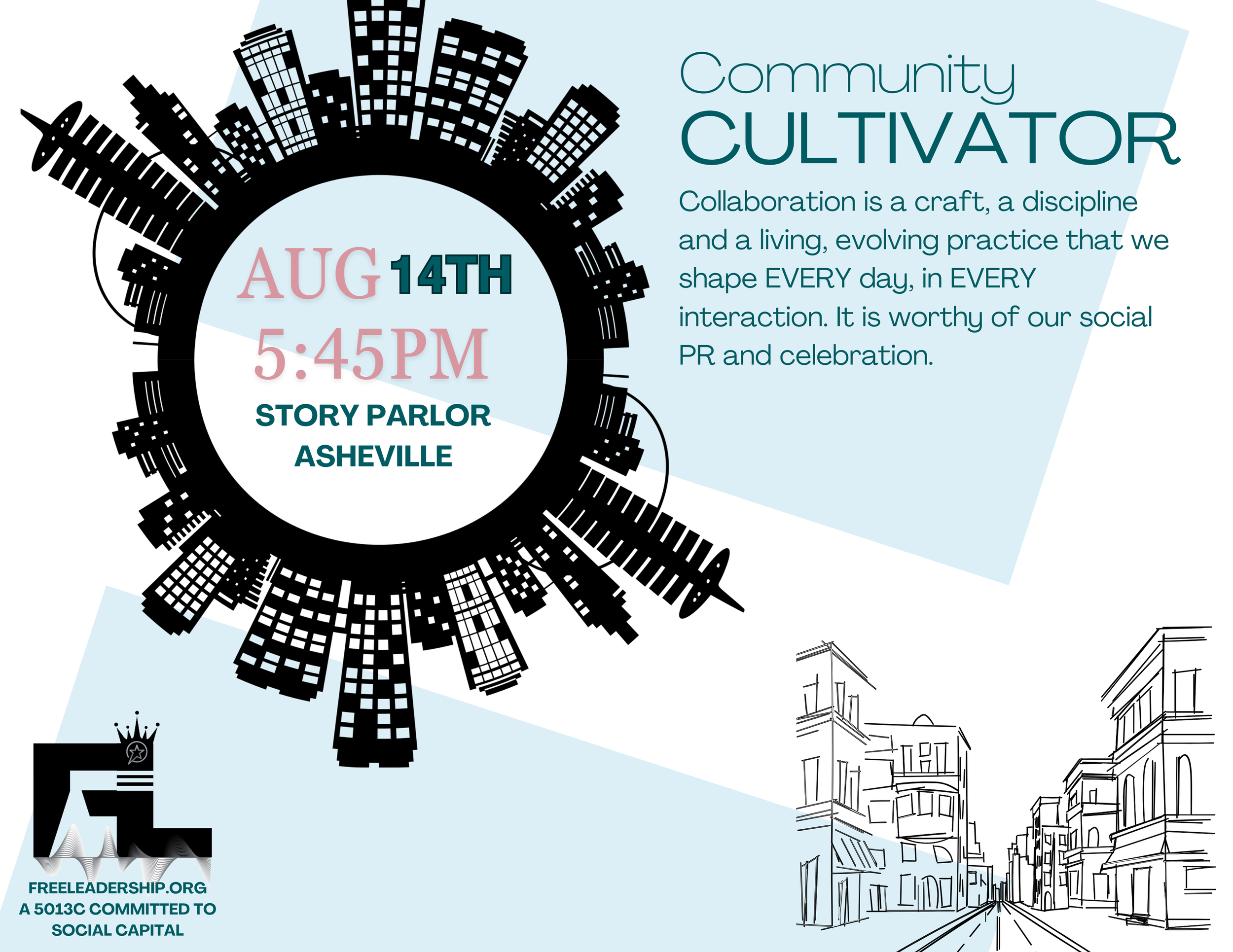 Blue Modern Community Clean Up Flyer.png