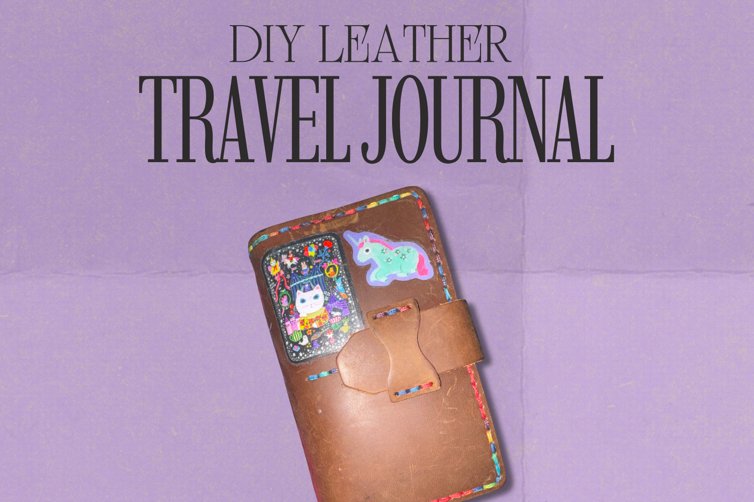 DIY Leather Travel Journal Workshop