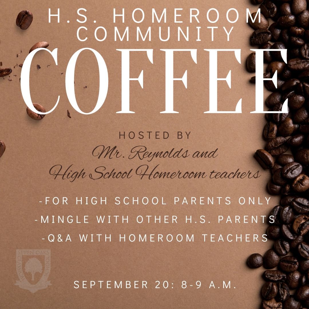High School Homeroom Community Coffee