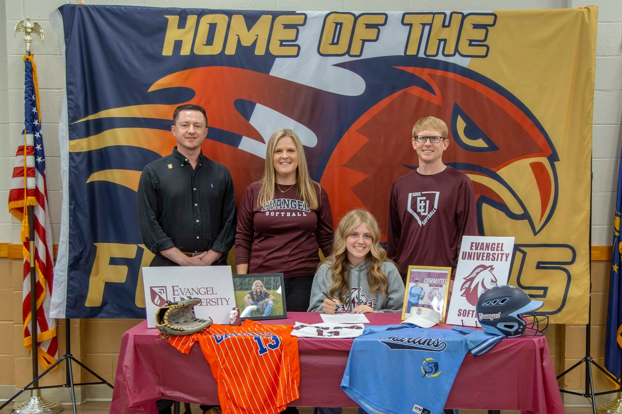Macy Bush signs with Evangel University