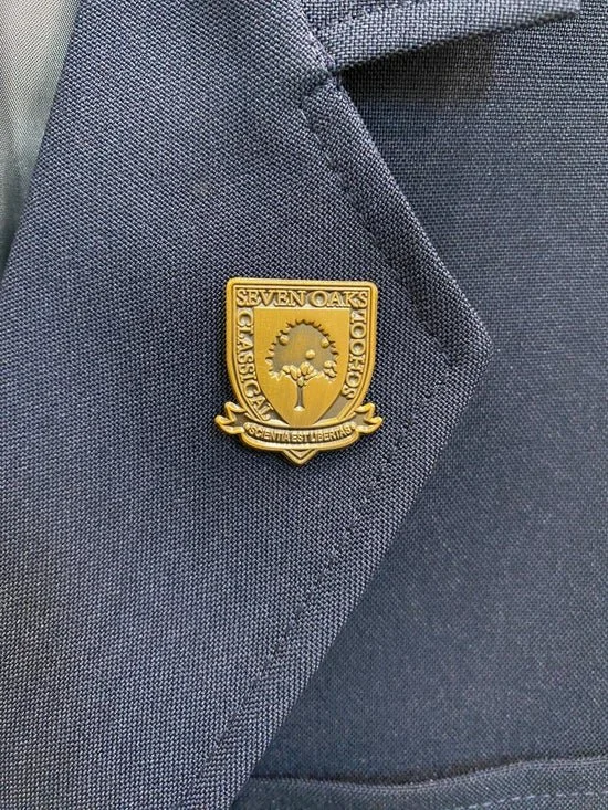 Crest Lapel Pin