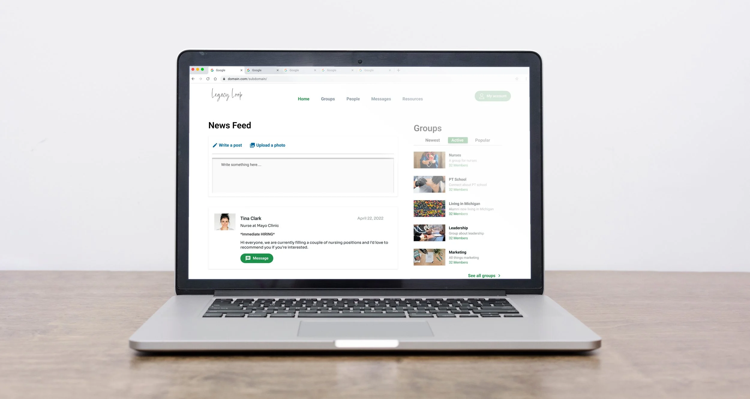 Social web App