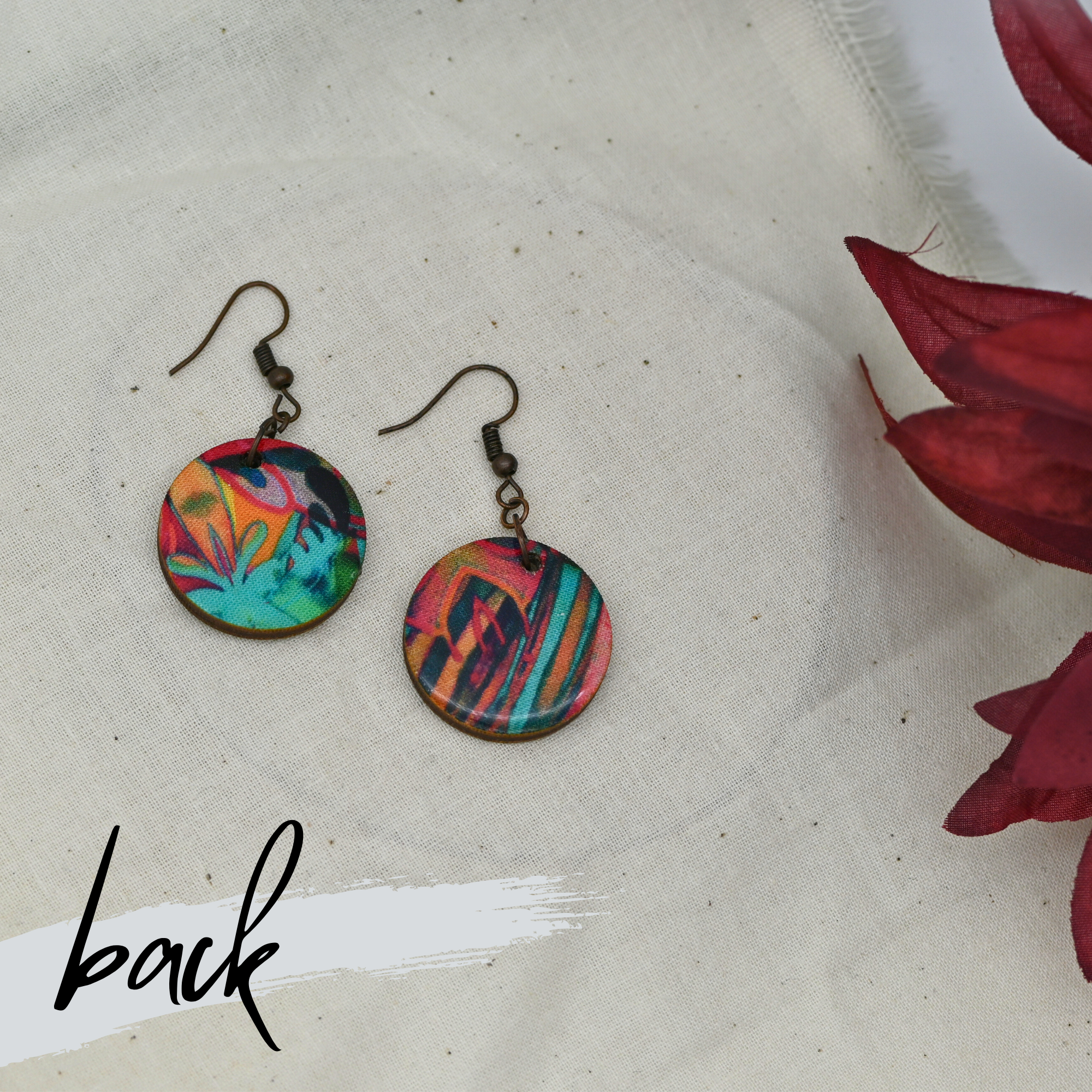 40 - Navy and Mint Washi - Small Circles - Back.png