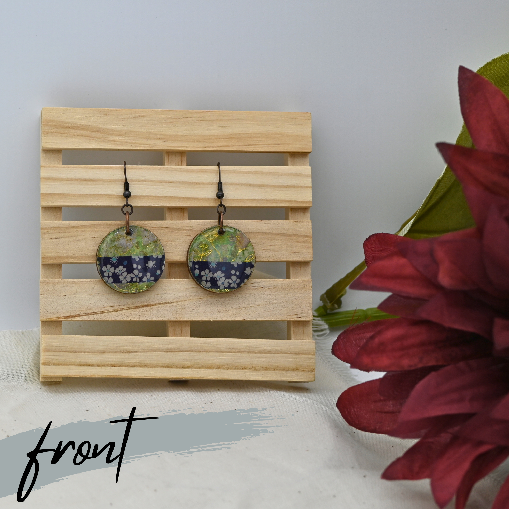 37 - Navy and Mint Washi - Small Circles - Front.png